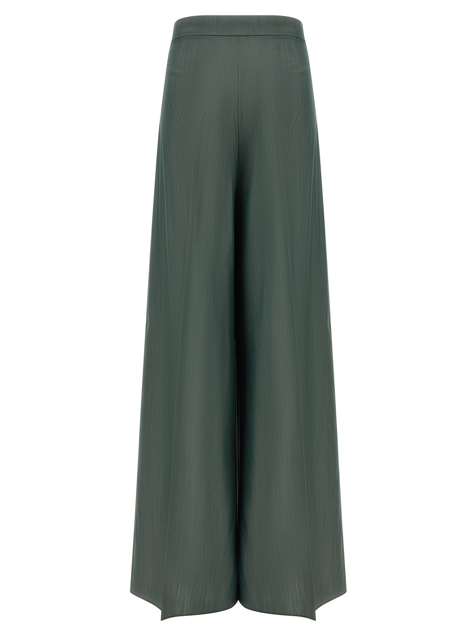 Max Mara Zweifarbige Hose aus reiner Schurwolle
