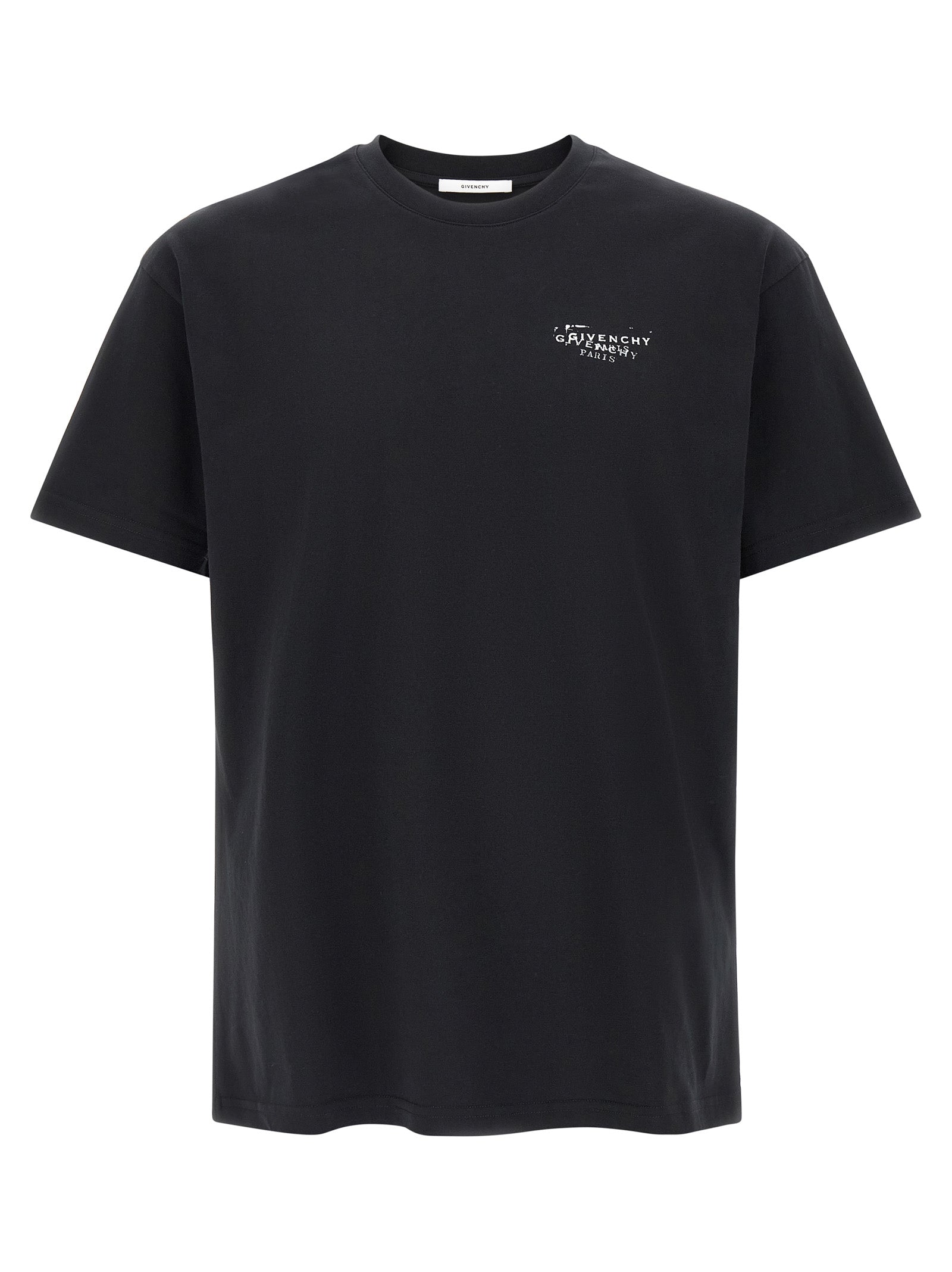 Givenchy Schwarzes Baumwoll-T-Shirt