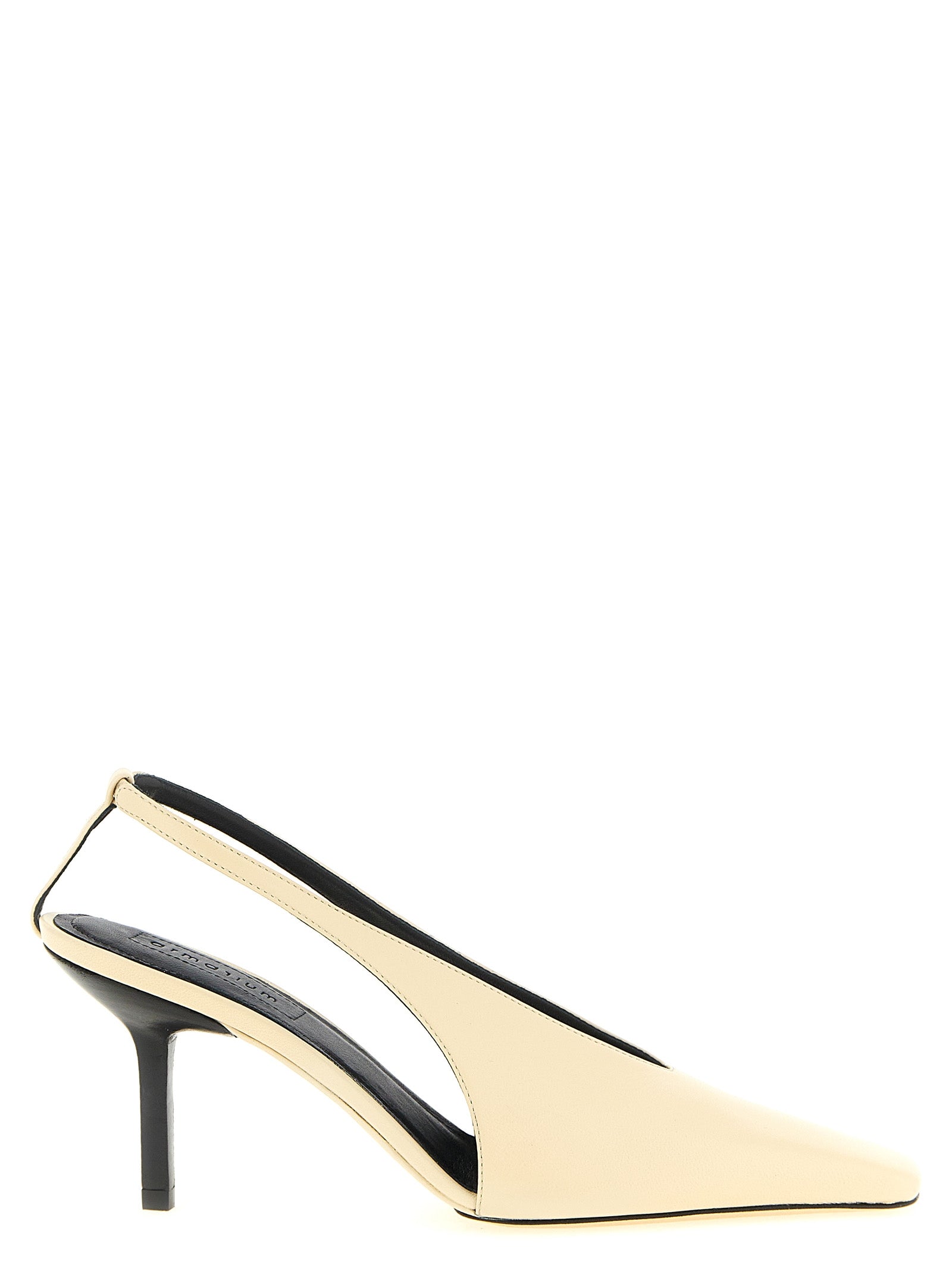 Armarium Beige Lammleder Pumps mit hohem Absatz