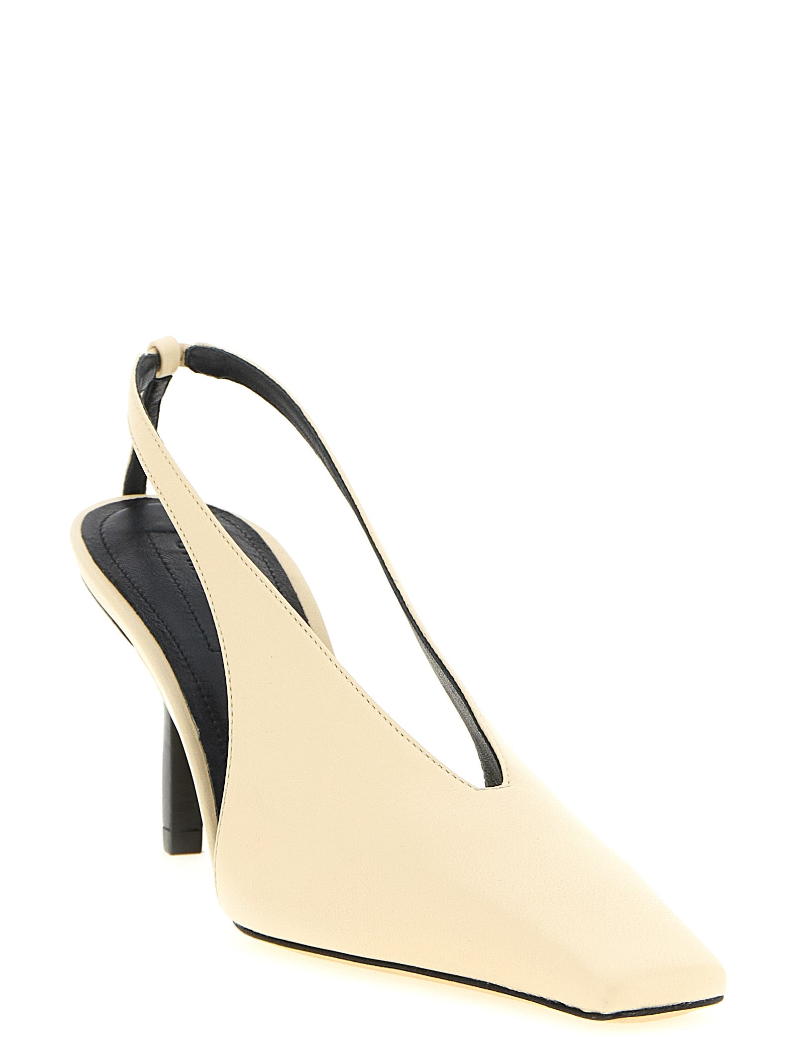 Armarium Beige Lammleder Pumps mit hohem Absatz