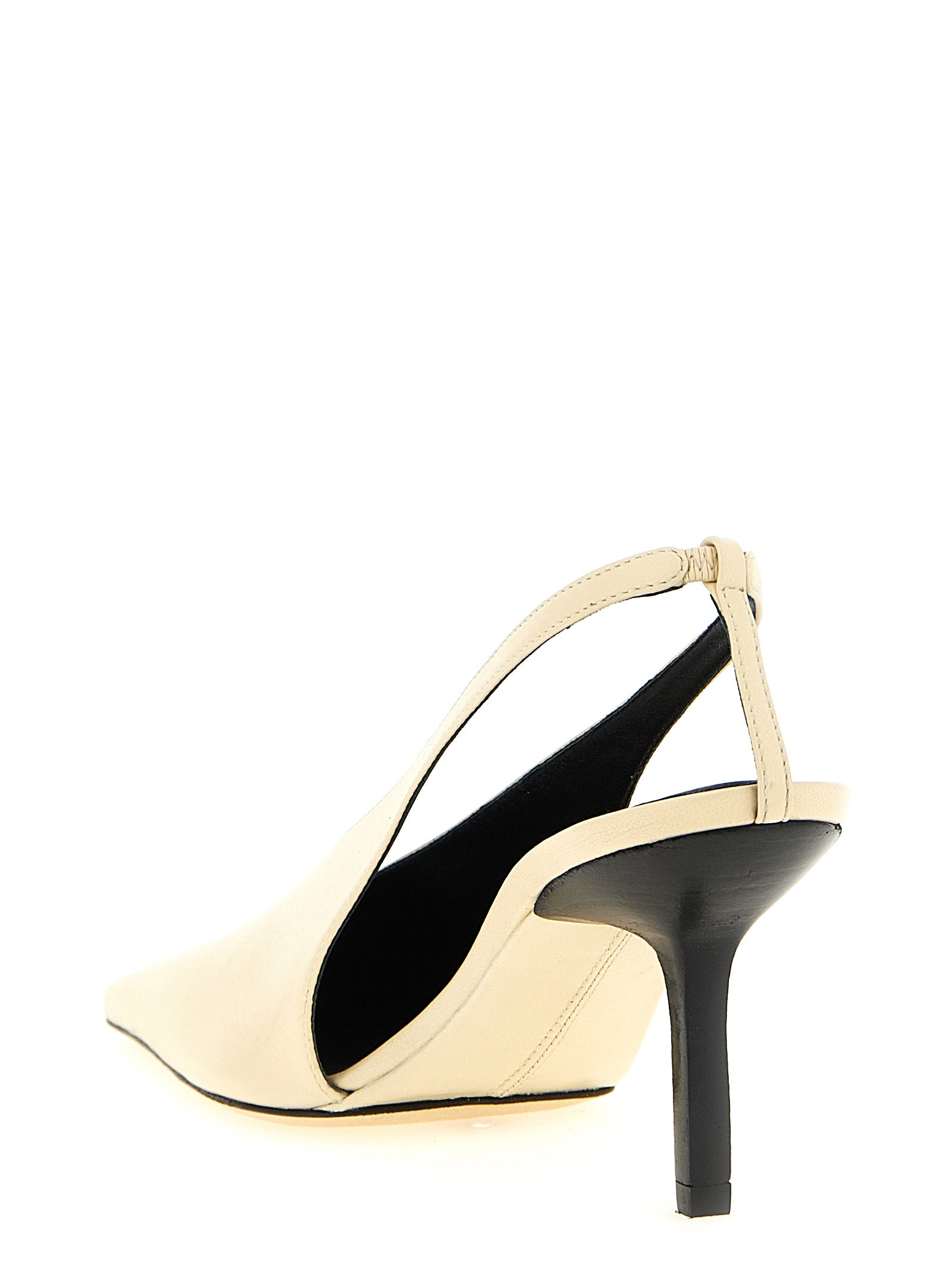 Armarium Beige Lammleder Pumps mit hohem Absatz