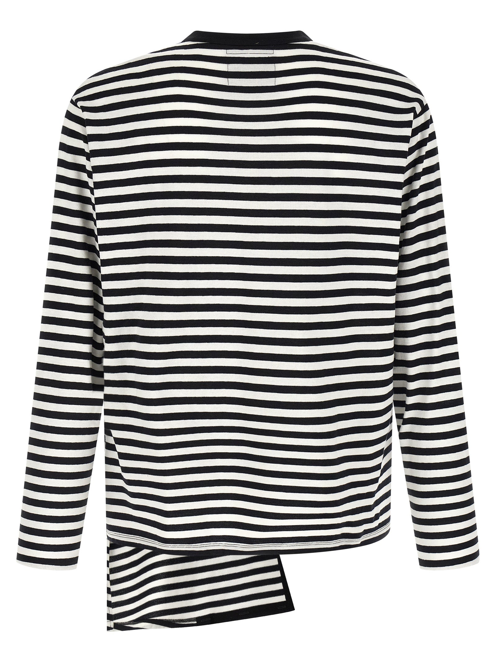 Yohji Yamamoto Baumwoll-Cardigan in Zweifarbenoptik