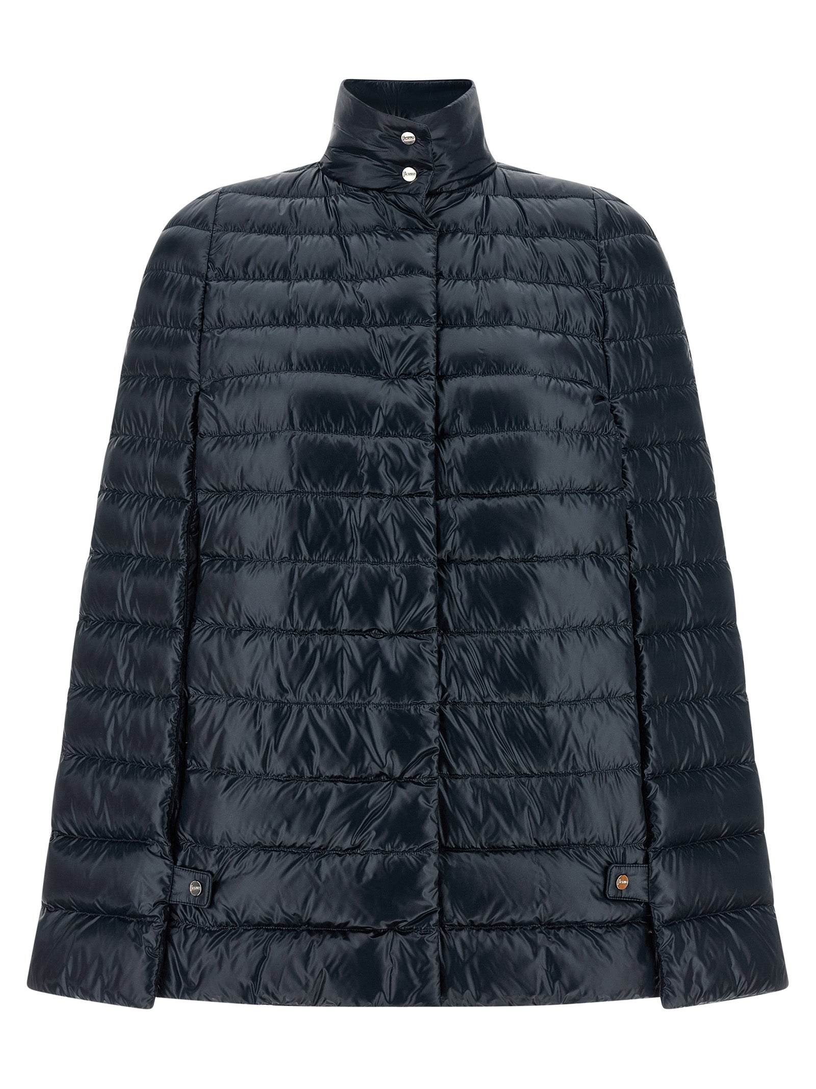 Herno Blauer Mantel aus Polyamid