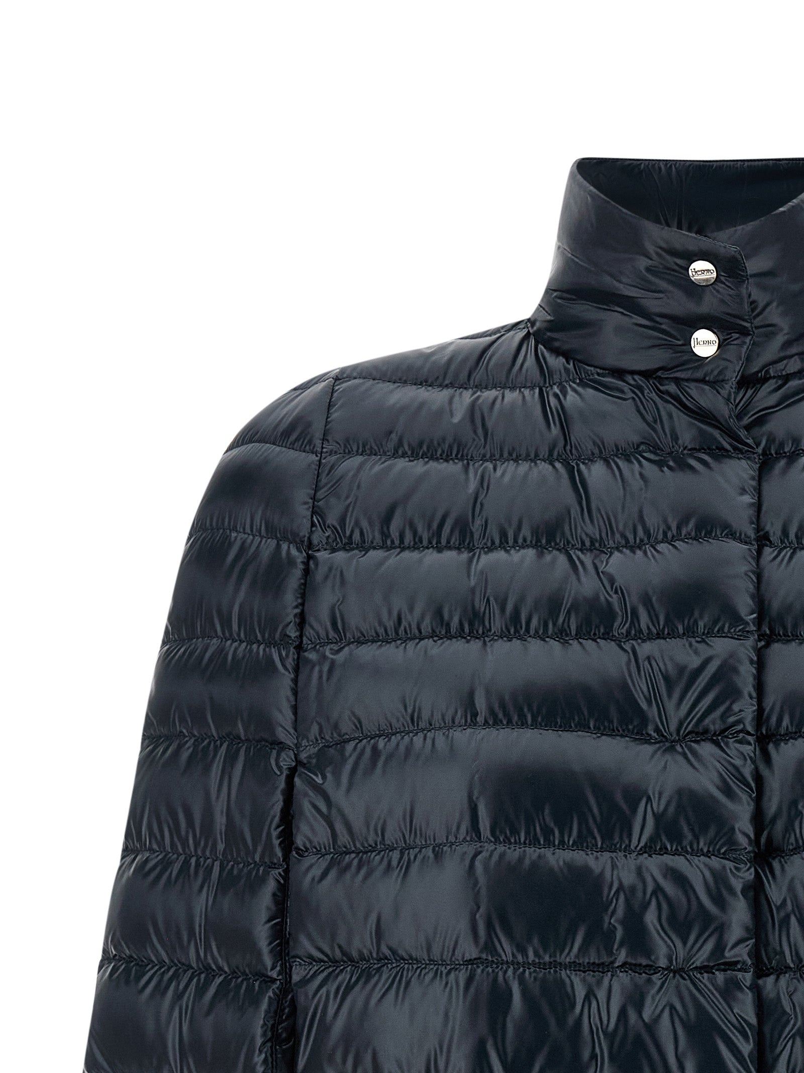 Herno Blauer Mantel aus Polyamid