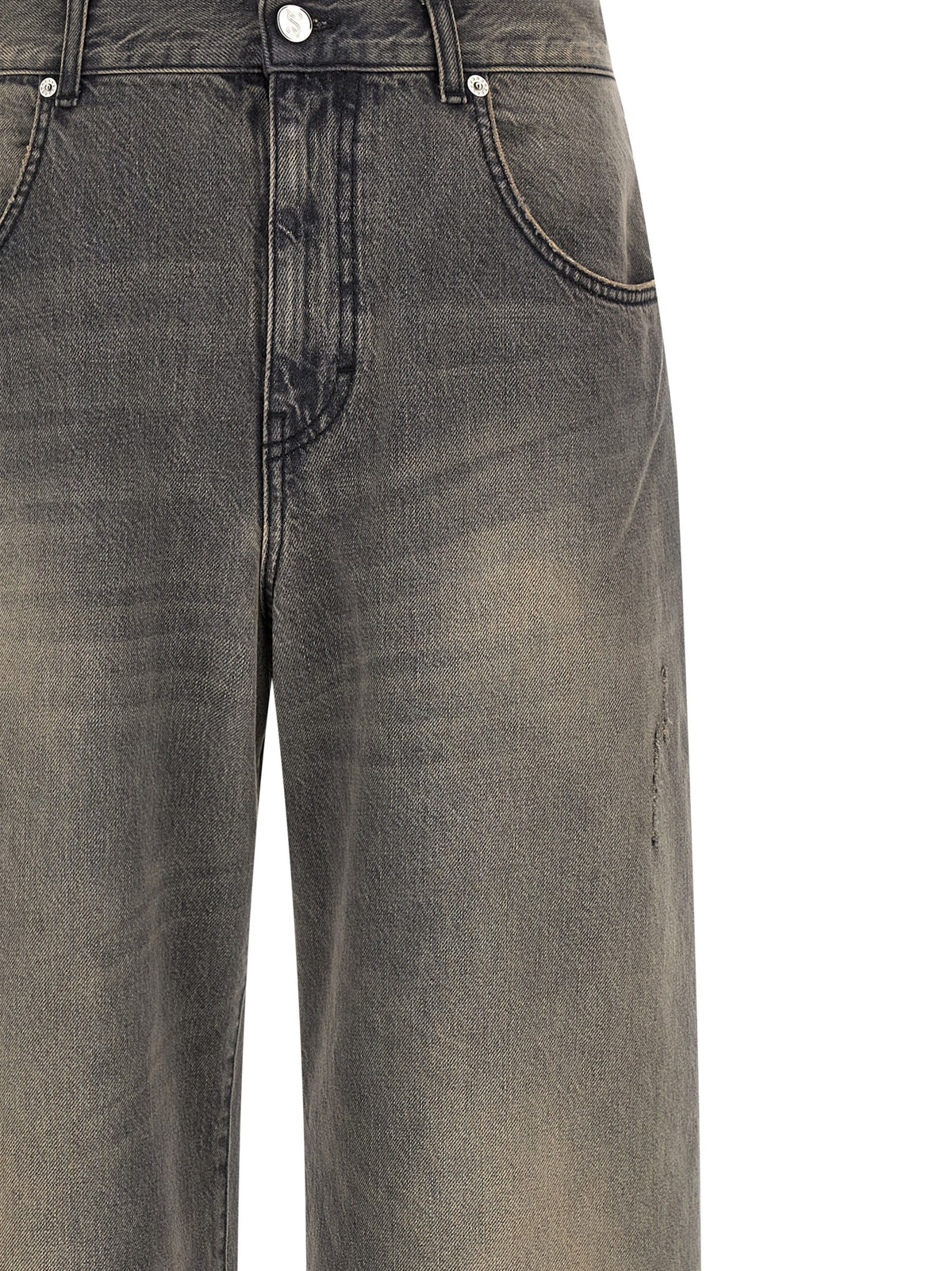 SÉFR Schwarze Baumwolljeans Denim