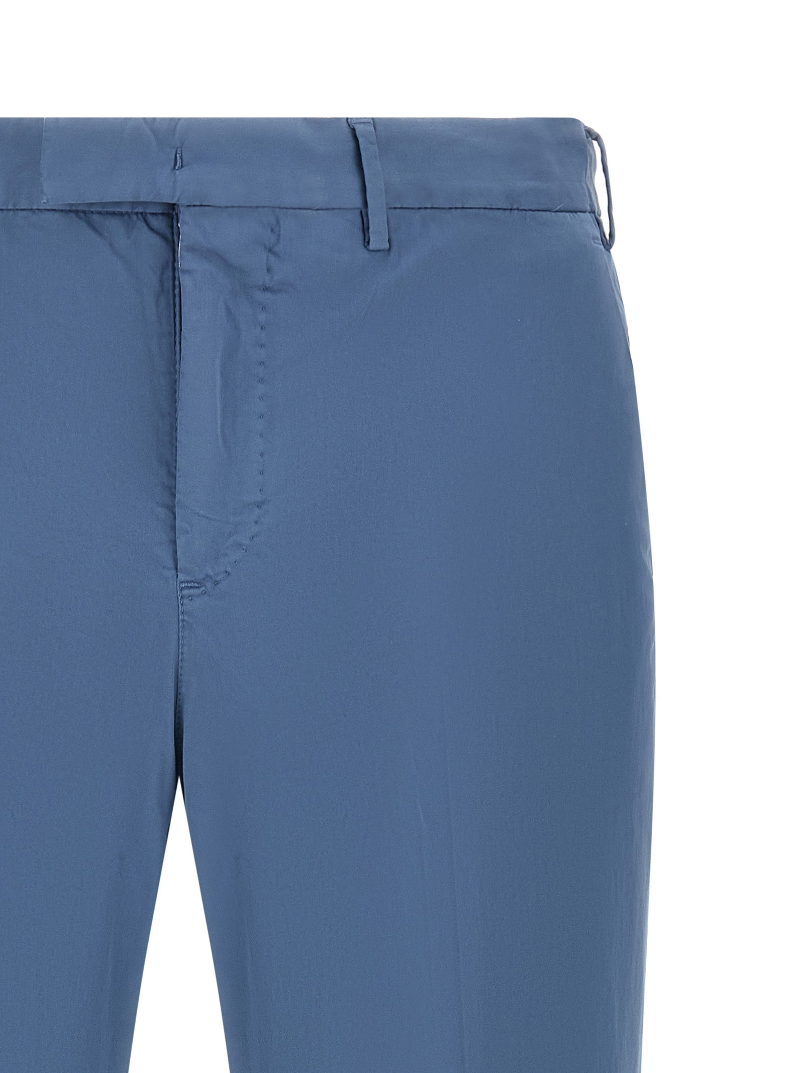 PT Torino Blaue Baumwoll-Freizeithose