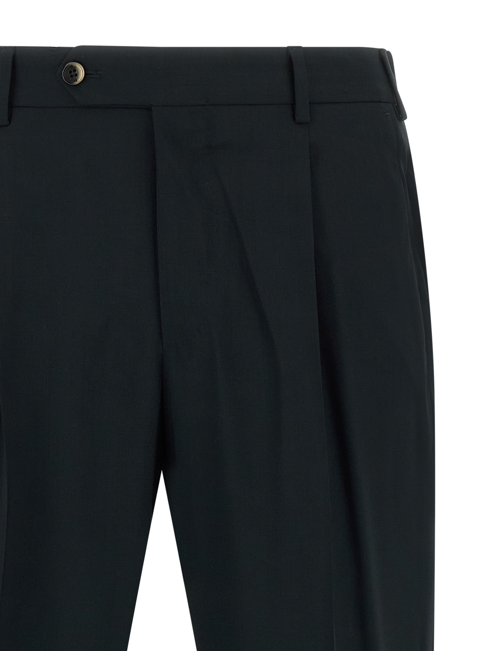 PT Torino Schwarze Hose aus Schurwolle