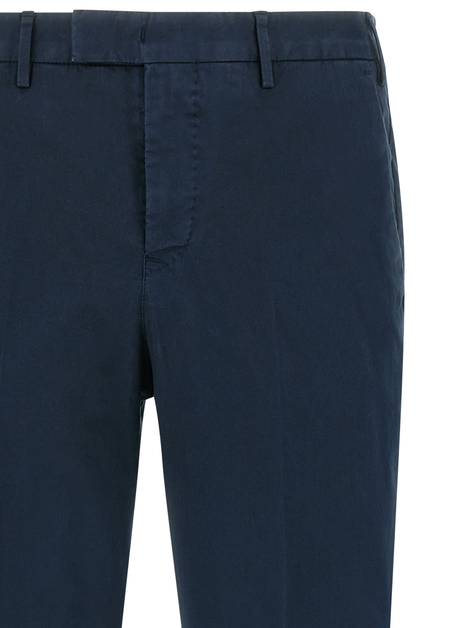 PT Torino Blaue Baumwoll-Freizeithose