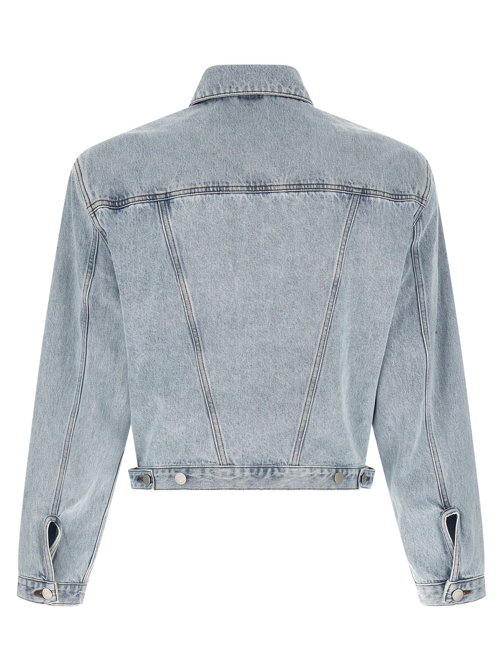 Entire Studios Blaue Jeansjacke aus Baumwolle