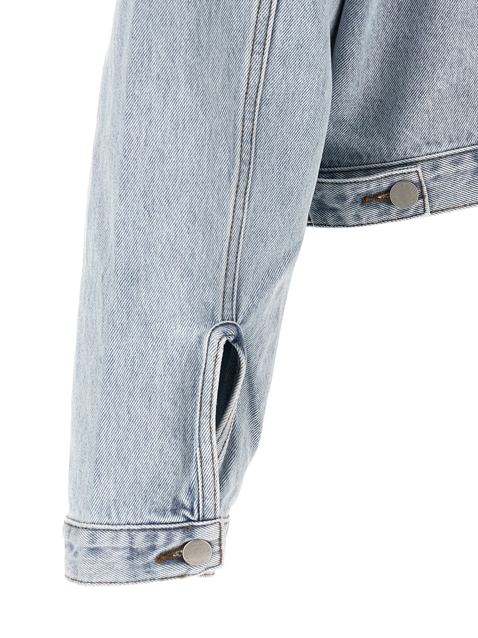 Entire Studios Blaue Jeansjacke aus Baumwolle