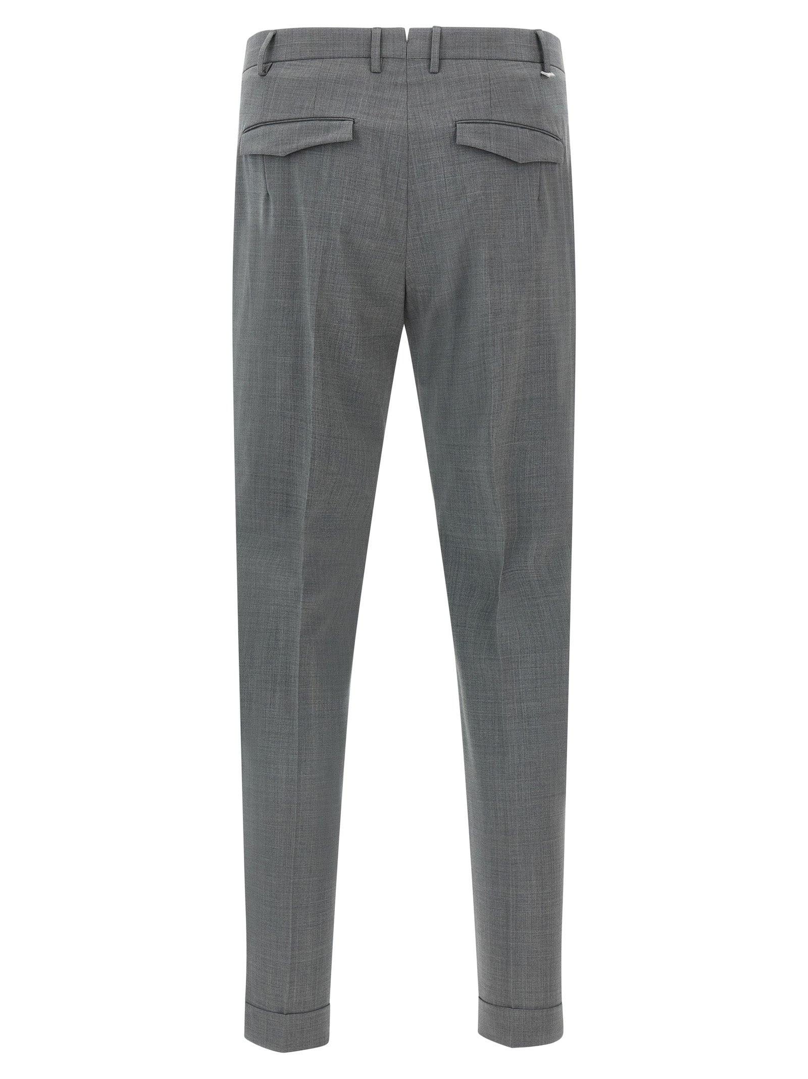PT Torino Graue Hose aus reiner Schurwolle