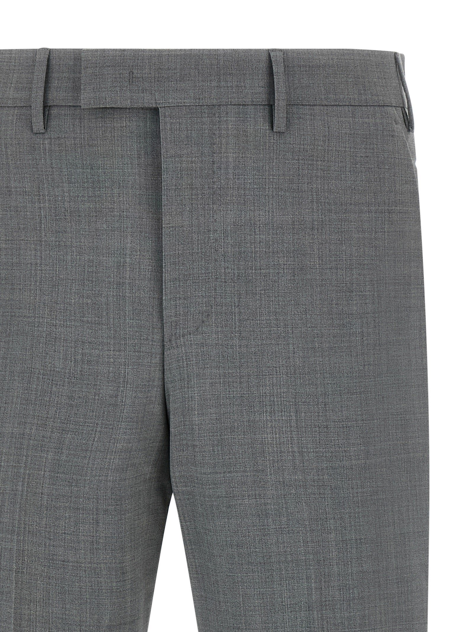 PT Torino Graue Hose aus reiner Schurwolle