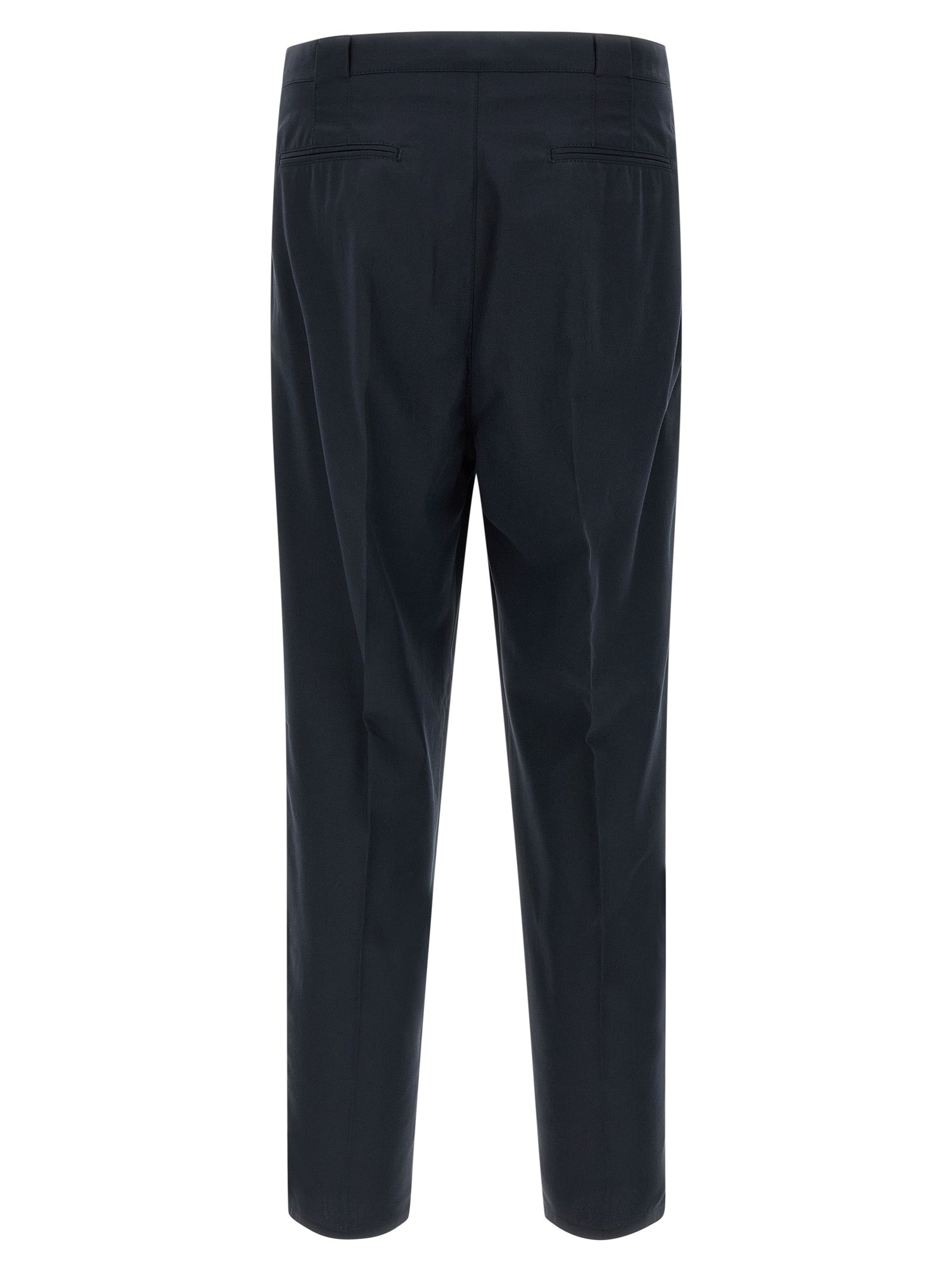Brunello Cucinelli Blaue Baumwoll-Chino-Hose