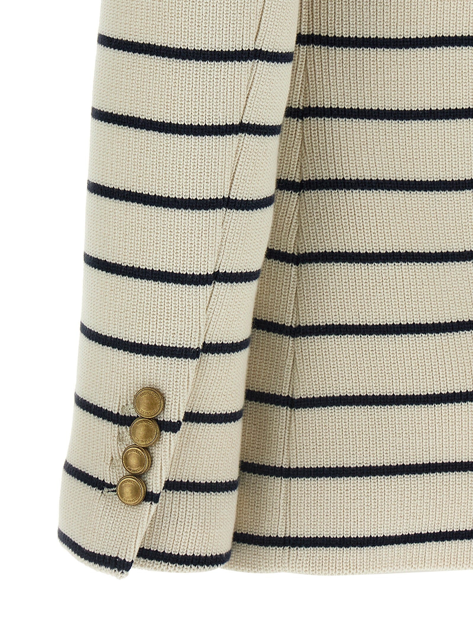Brunello Cucinelli Lila Baumwollblazer