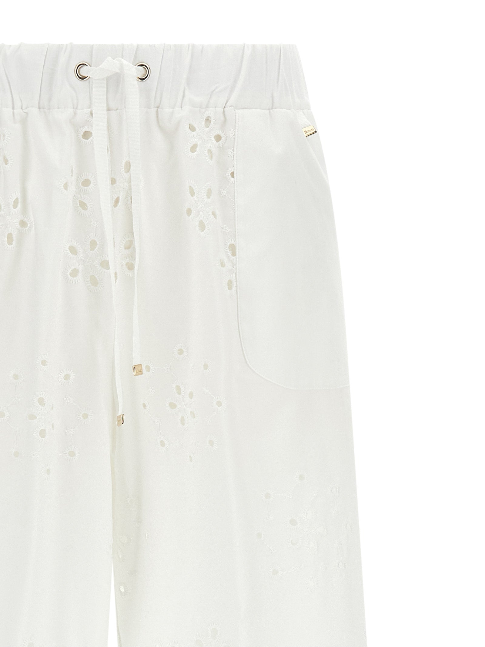 Herno Weiße Baumwollhose im Casual-Look