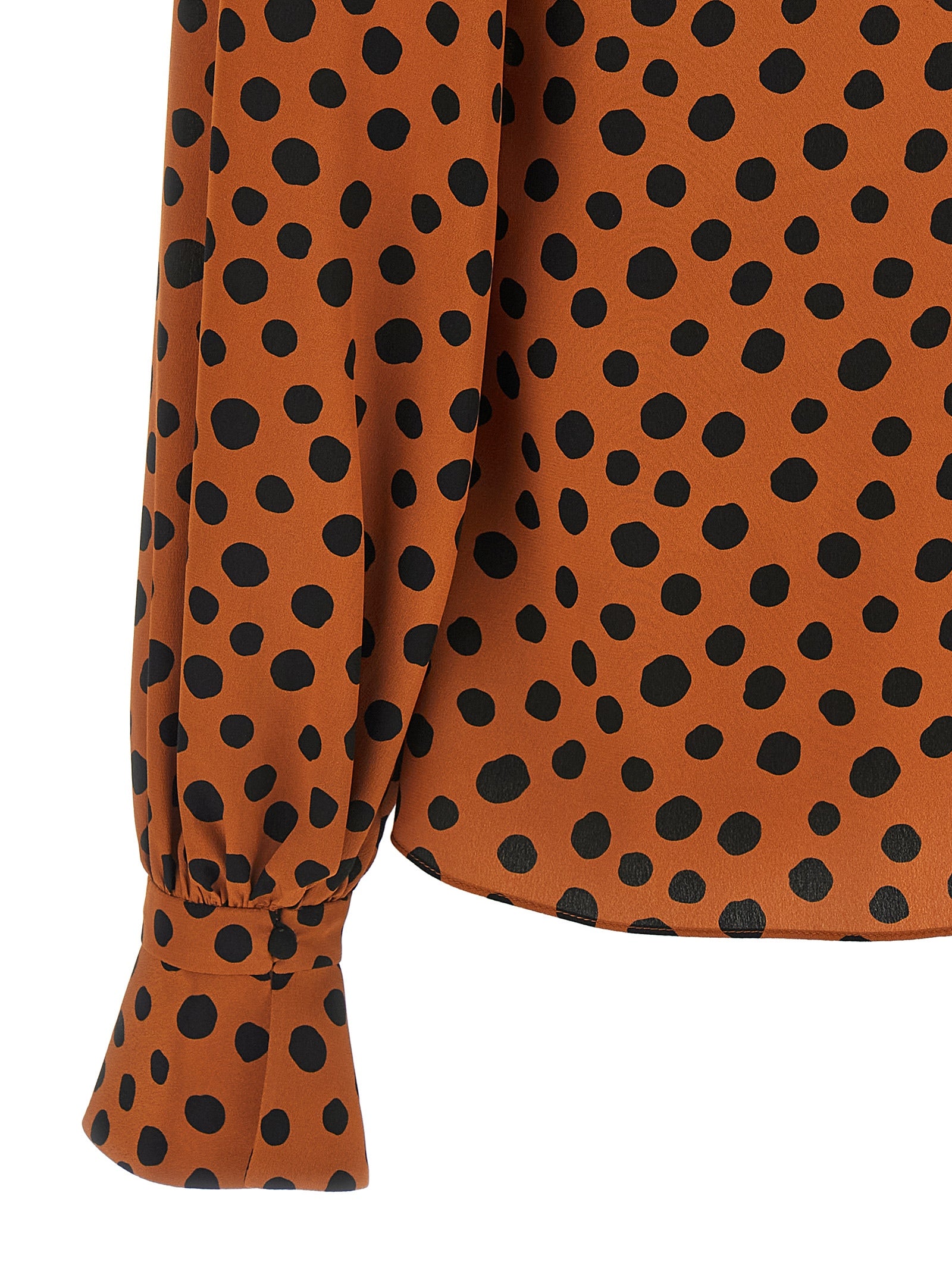 Valentino Garavani Orange Seidenbluse