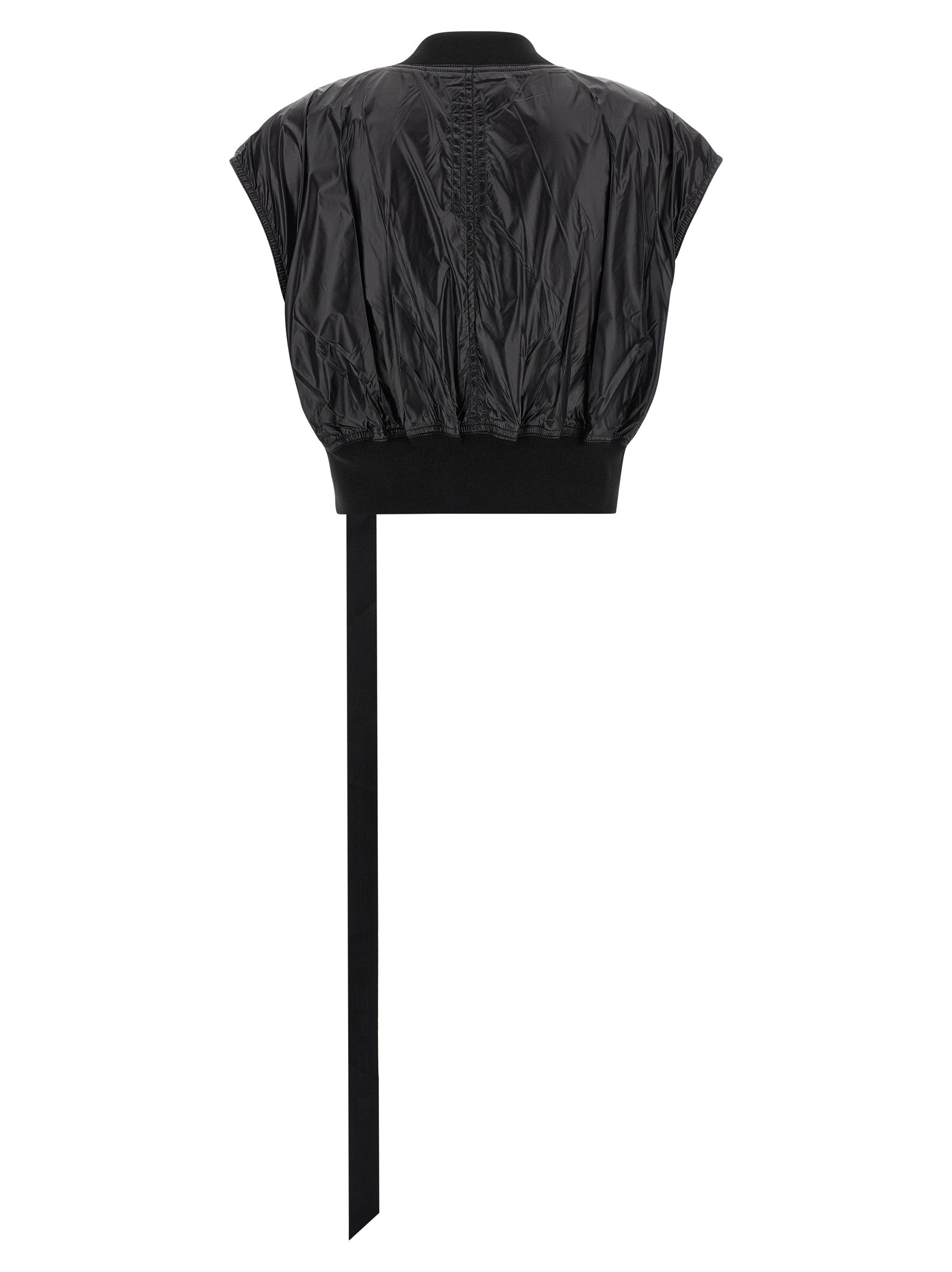DRKSHDW Schwarze ärmellose Nylon-Jacke