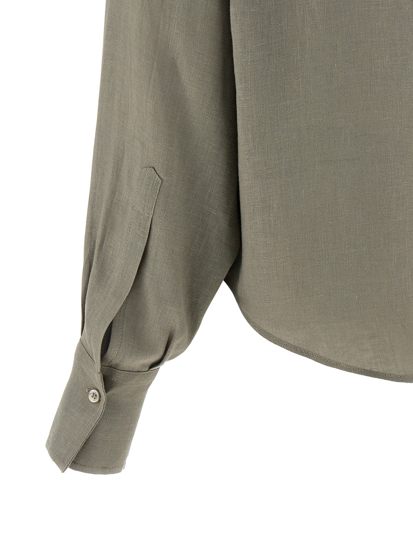 Brunello Cucinelli Zweifarbige Leinenbluse