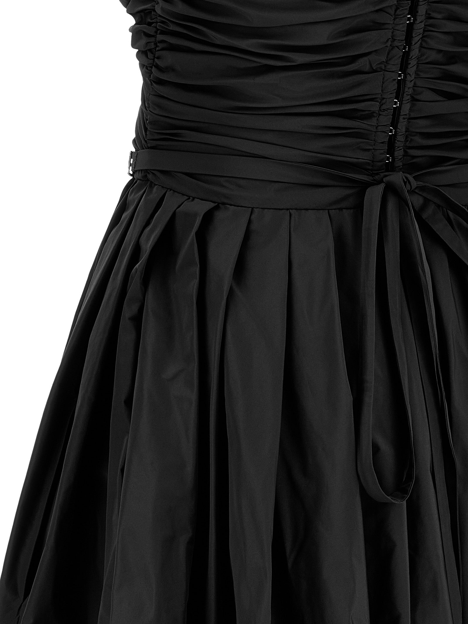 PINKO Schwarzes Maxikleid aus Polyester
