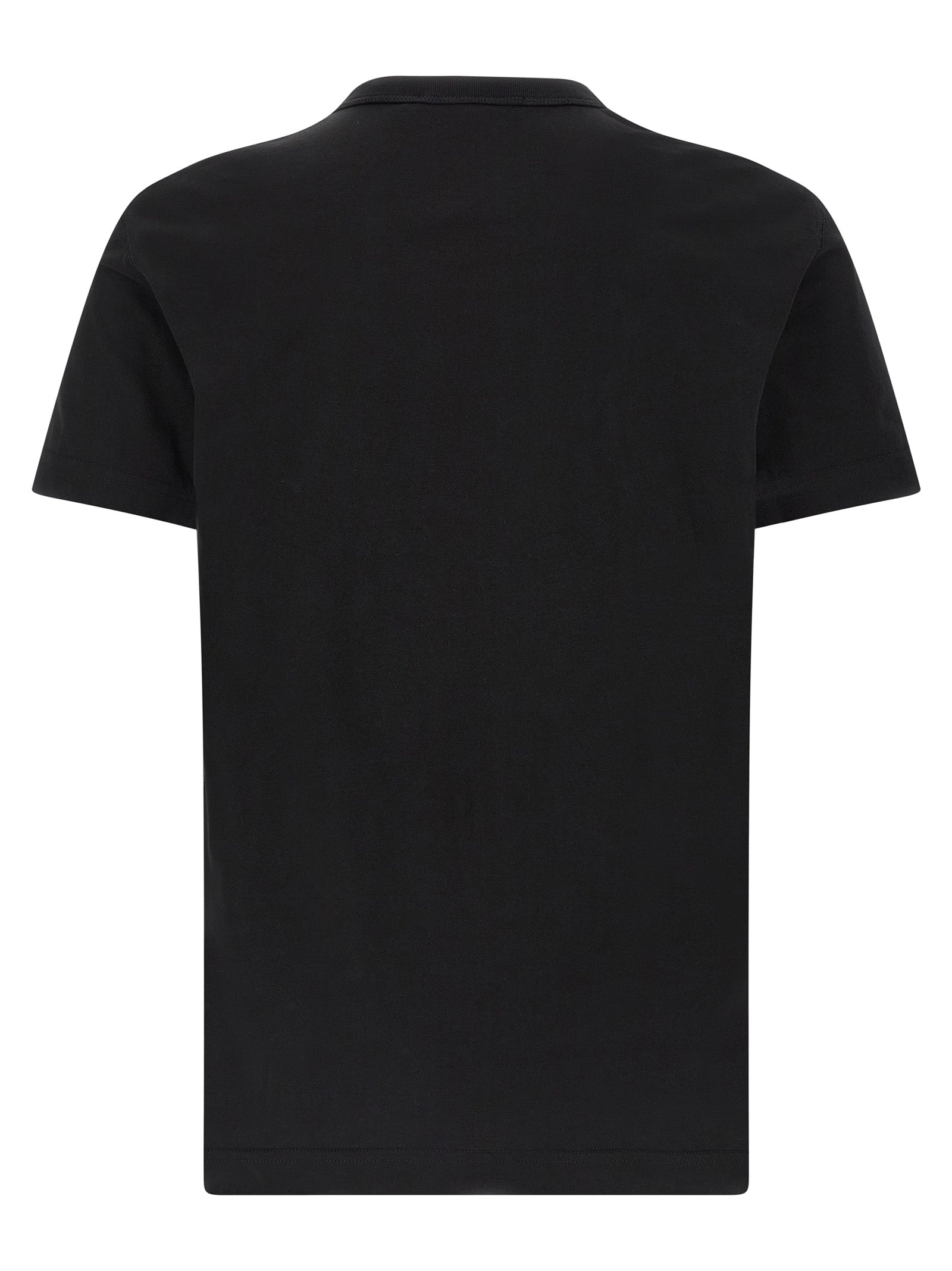 Dolce & Gabbana Schwarzes Baumwoll-T-Shirt