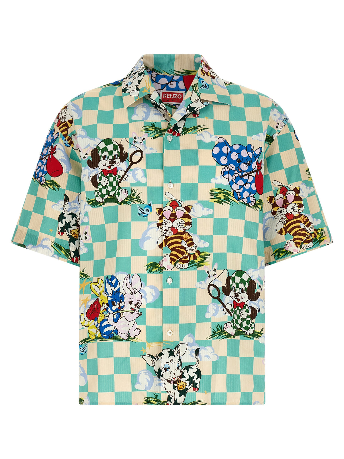 Kenzo Mehrfarbige Baumwollbluse