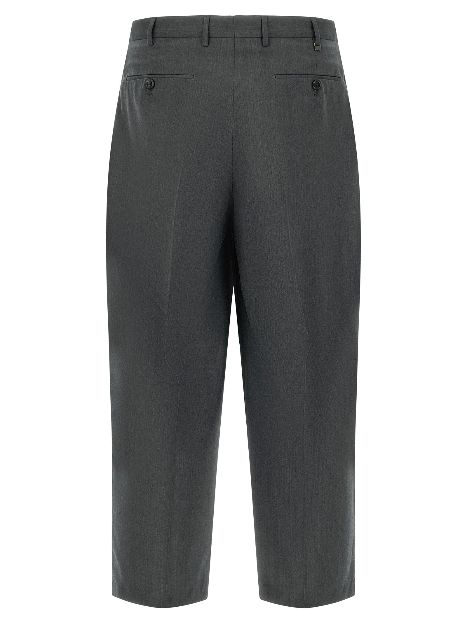 PT Torino Graue Hose aus reiner Schurwolle