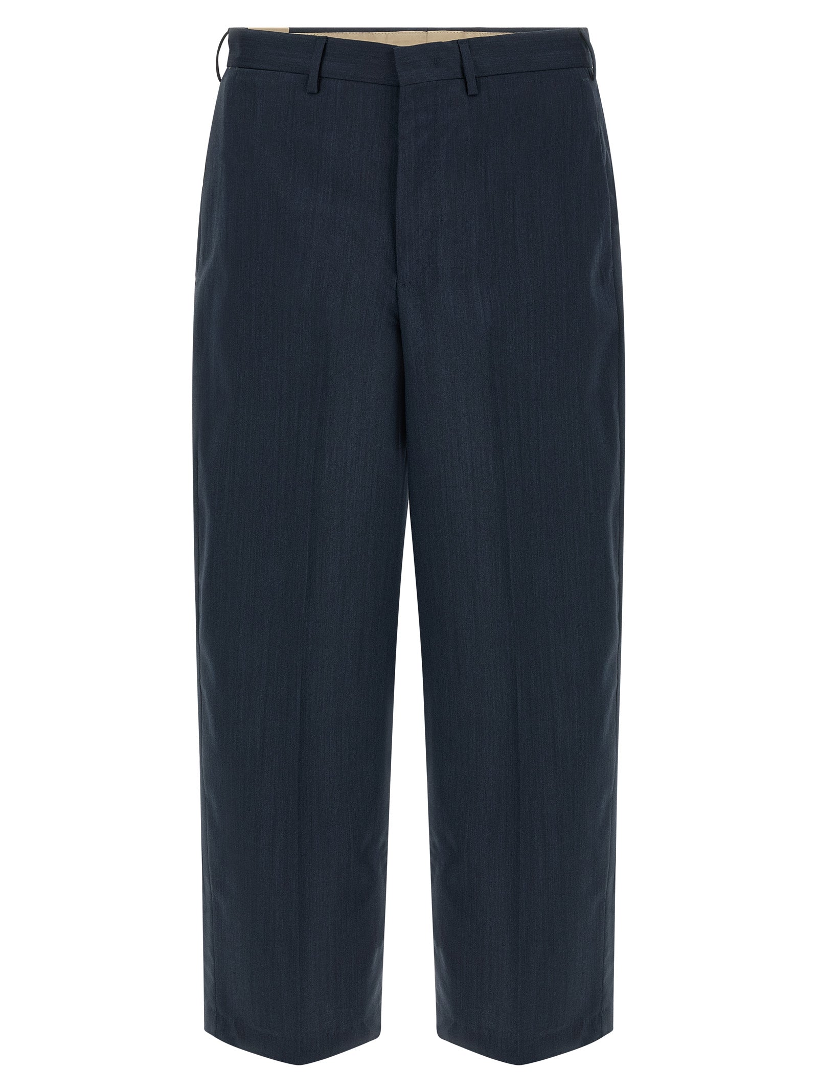 PT Torino Blaue Hose aus reiner Schurwolle