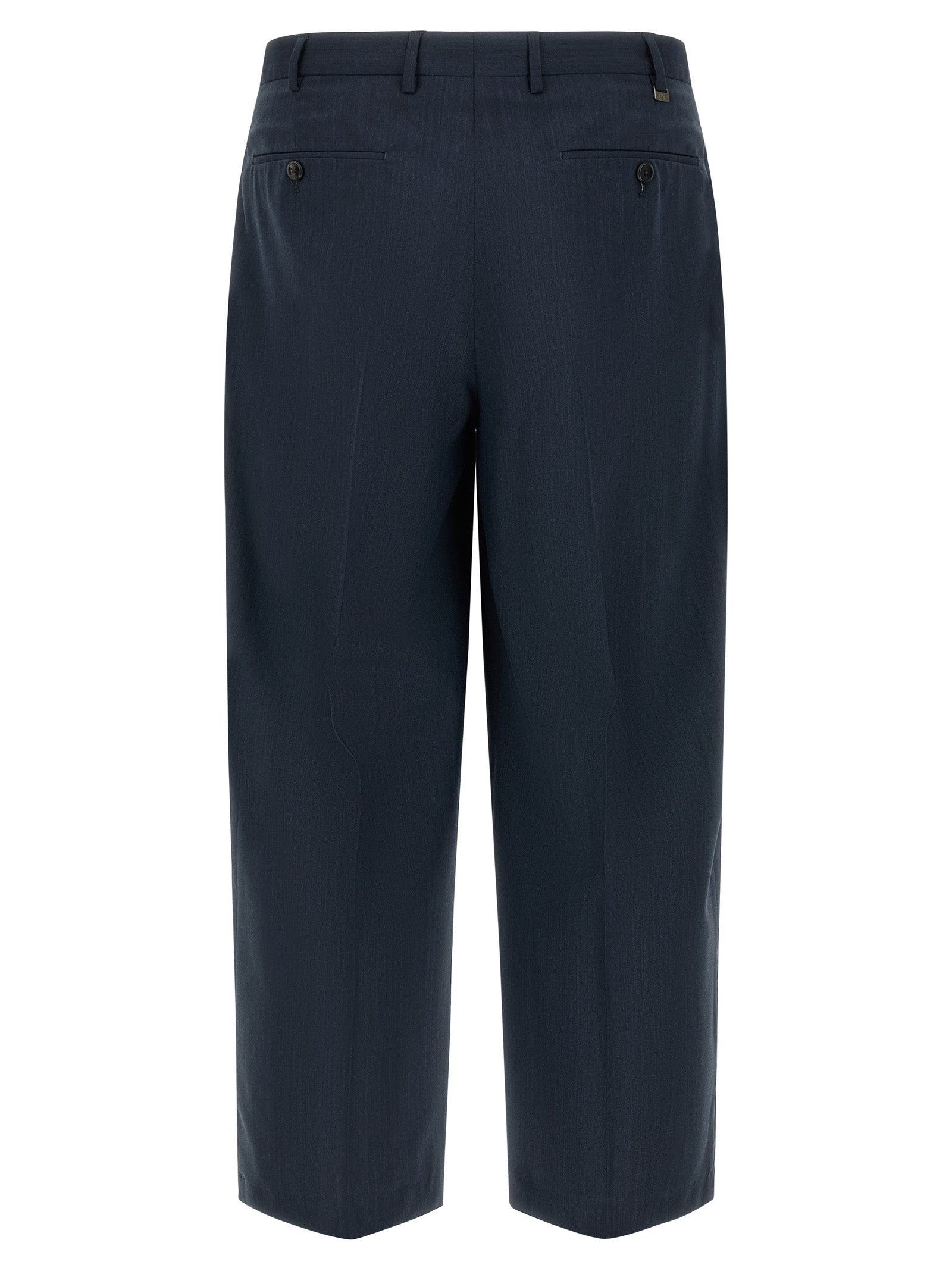PT Torino Blaue Hose aus reiner Schurwolle