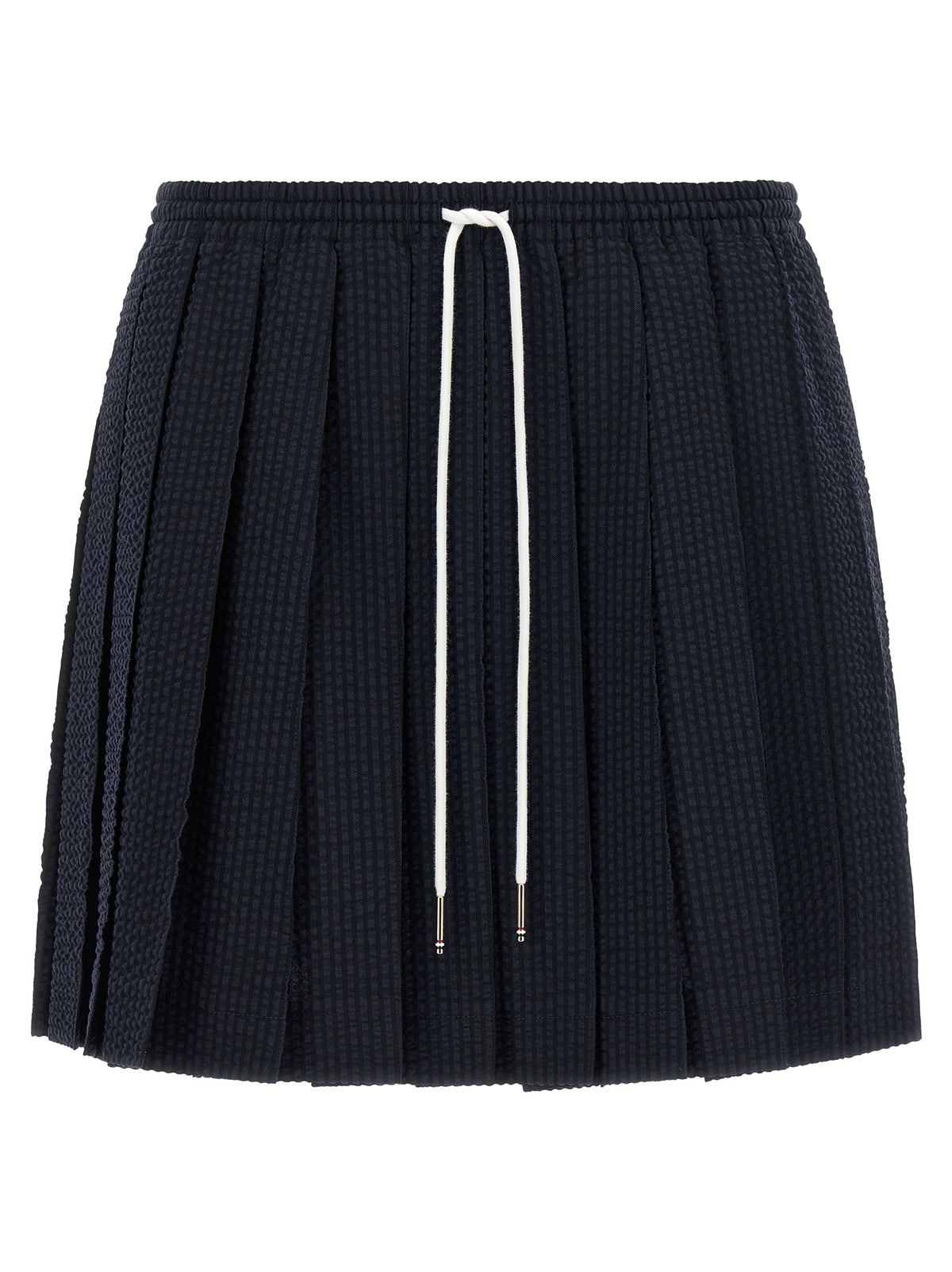 Thom Browne Blaue Woll-Maxirock
