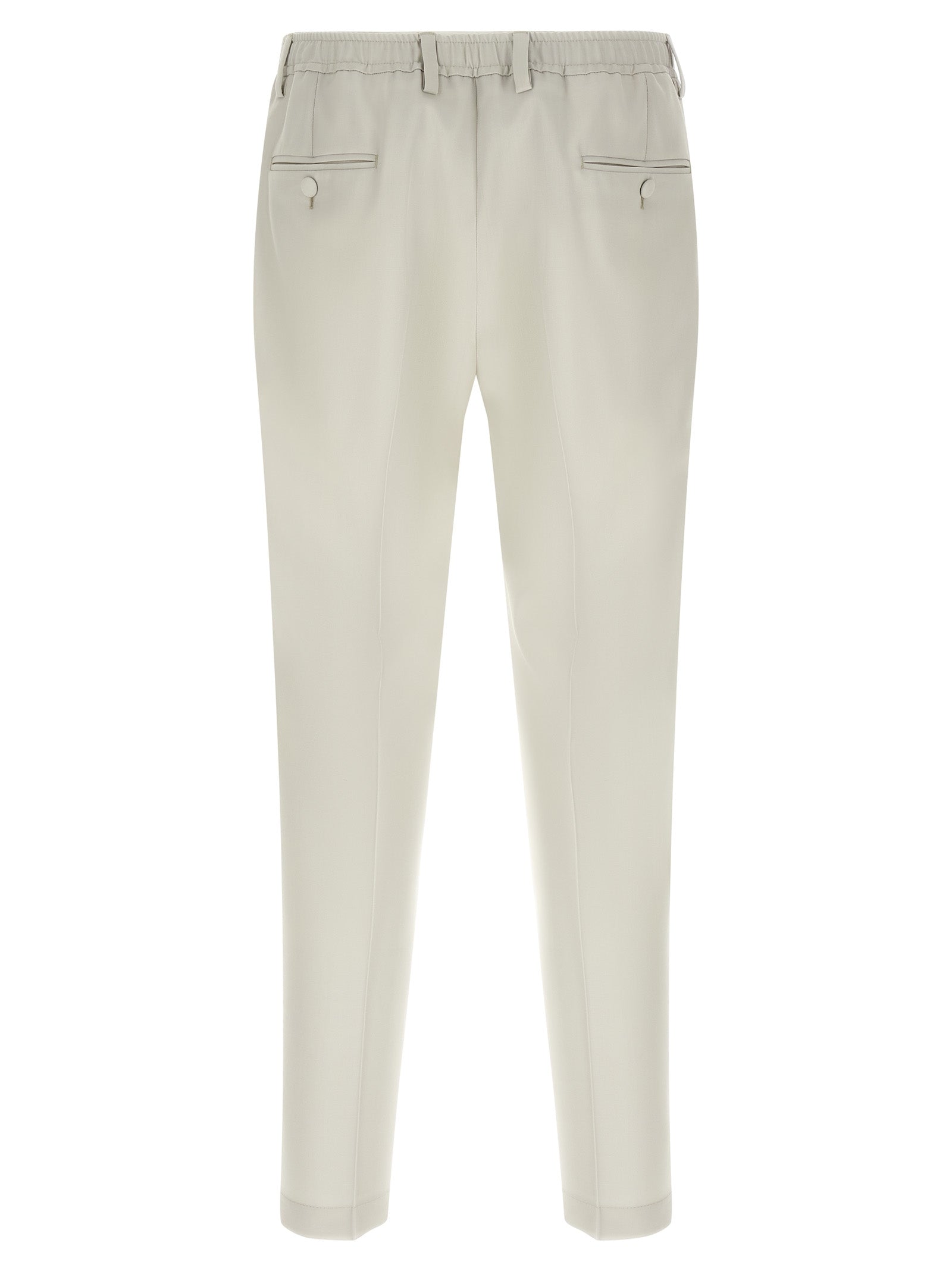 Dolce & Gabbana Beige Virgin Wool Anzughose