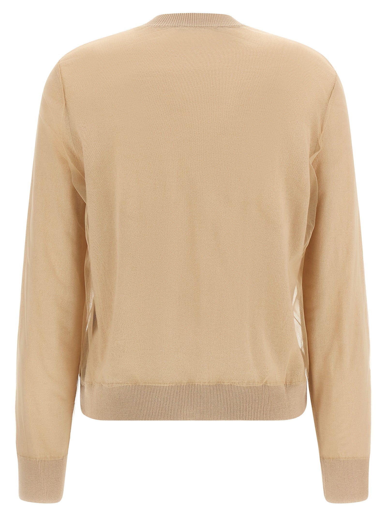 Fabiana Filippi Brauner Cardigan aus reiner Schurwolle