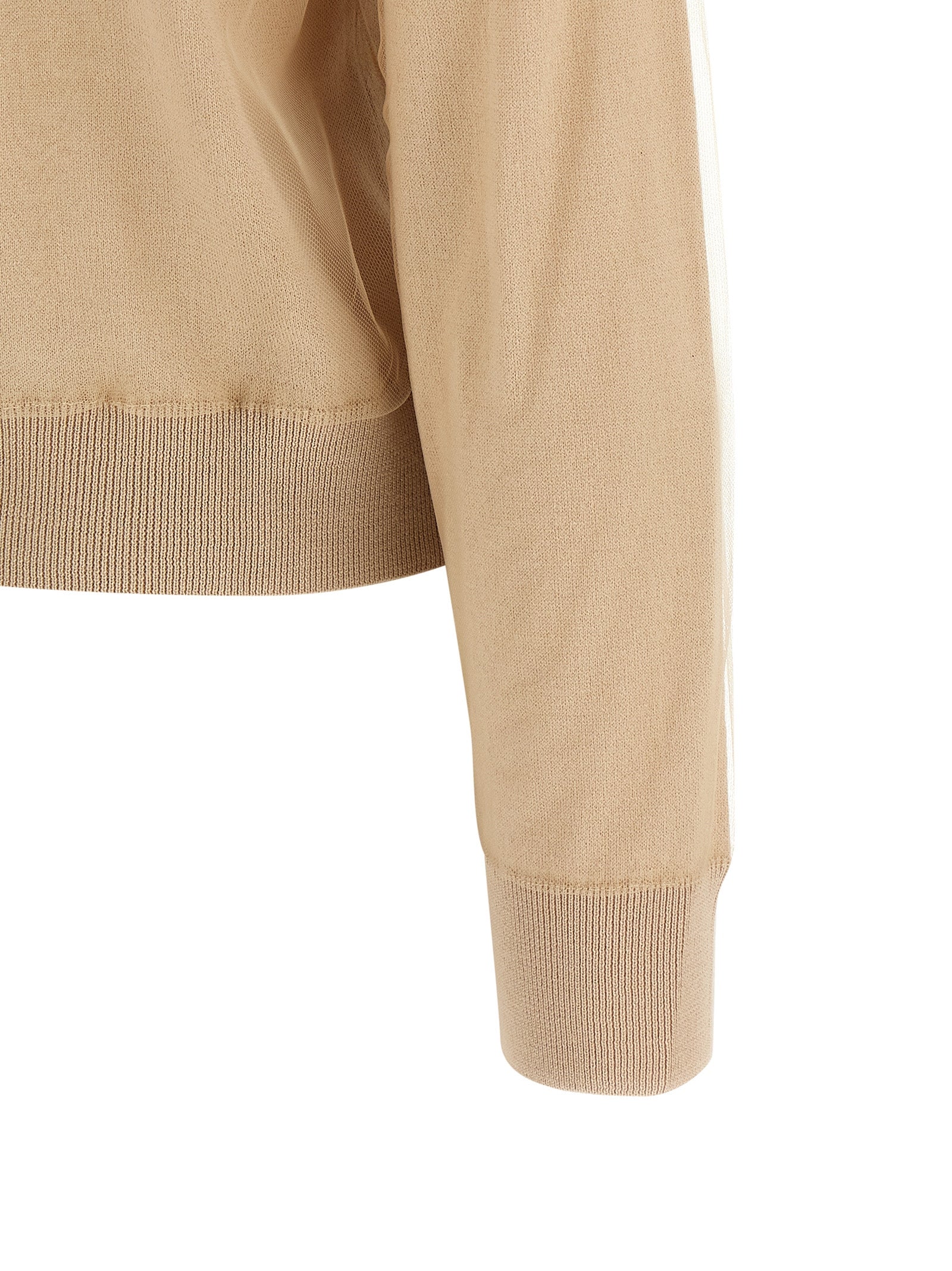 Fabiana Filippi Brauner Cardigan aus reiner Schurwolle
