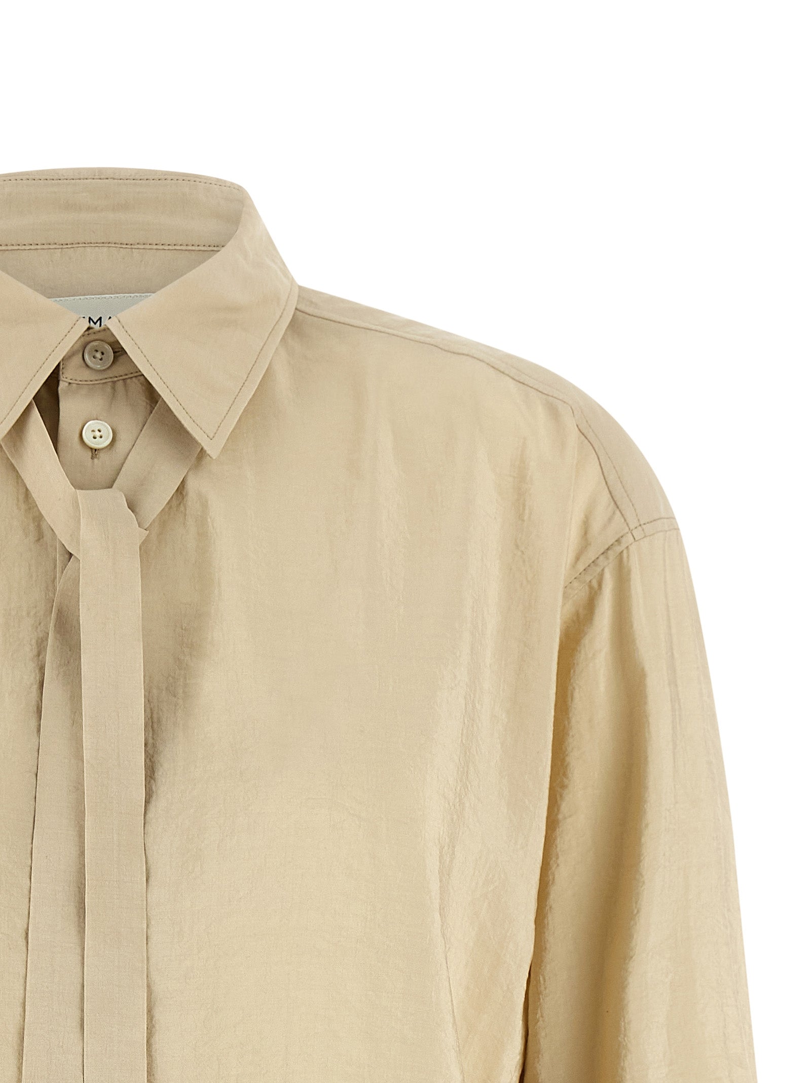 Lemaire Beige Seidenbluse