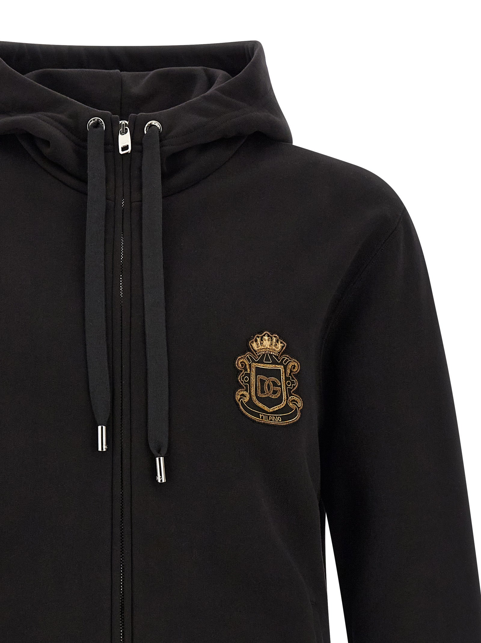 Dolce & Gabbana Schwarzer Baumwoll-Sweatshirt
