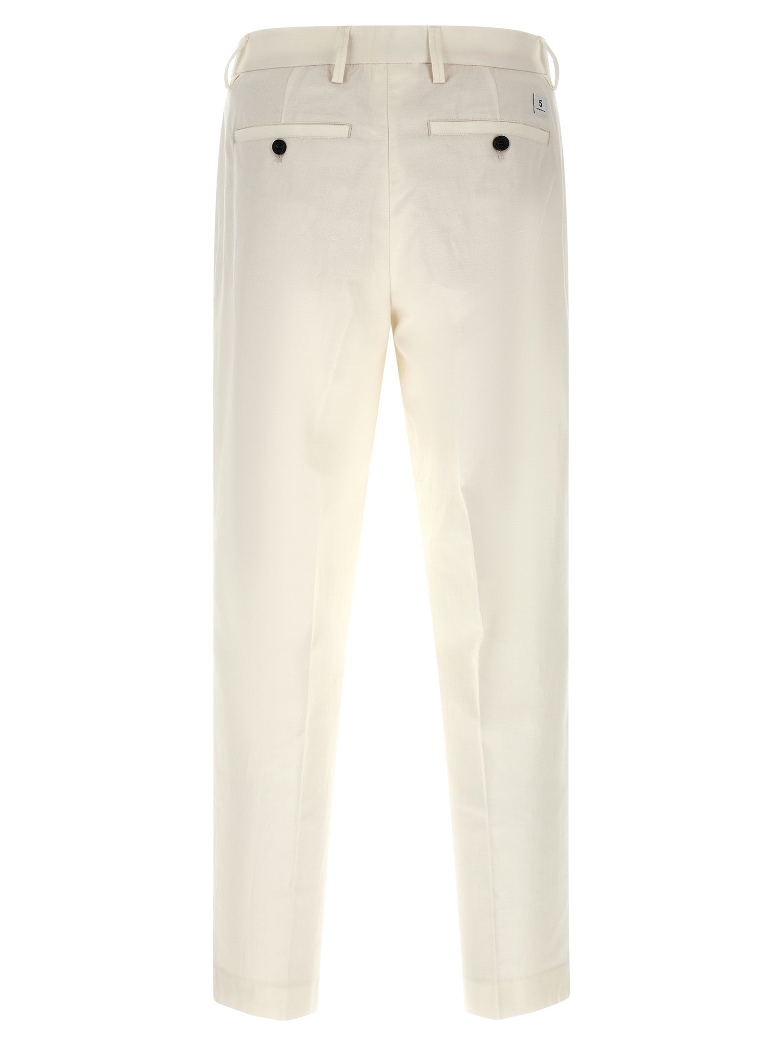 Department 5 Weiße Baumwollhose im Casual-Look