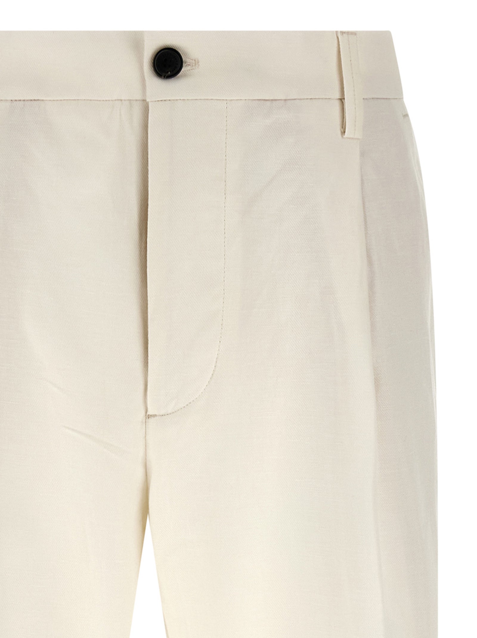 Department 5 Weiße Baumwollhose im Casual-Look