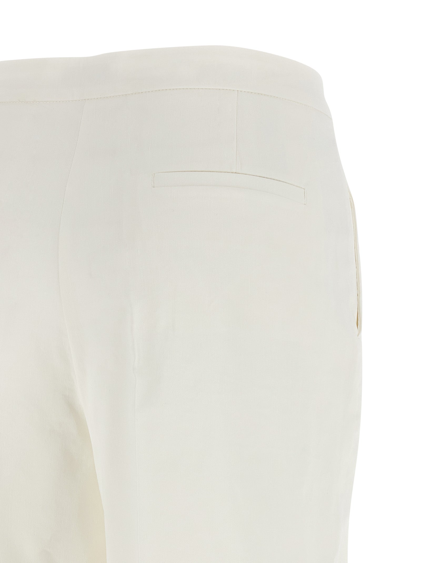 PINKO Weiße Leinen-Freizeithose