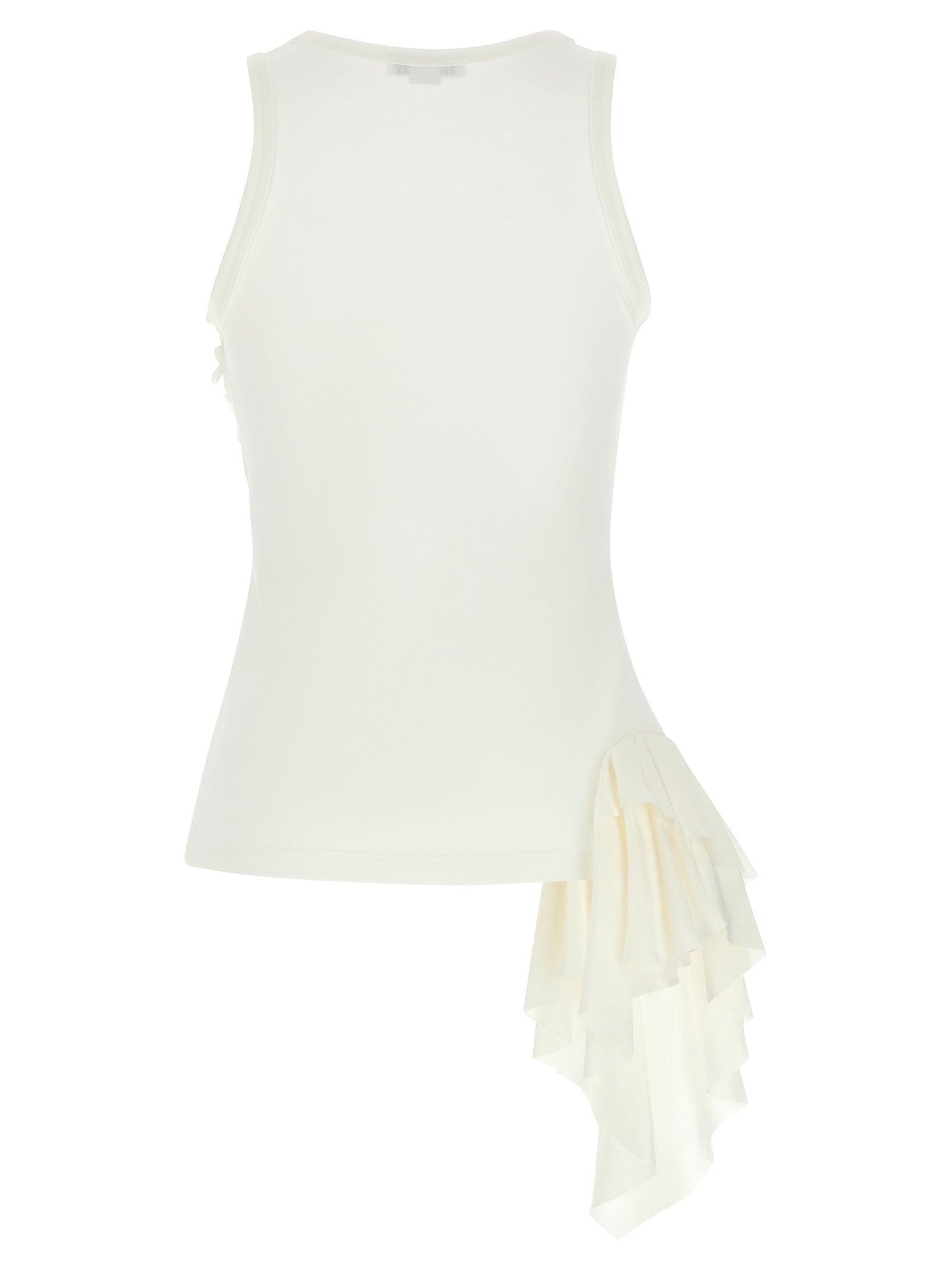 Alexander McQueen Weiße Baumwoll-Tanktops