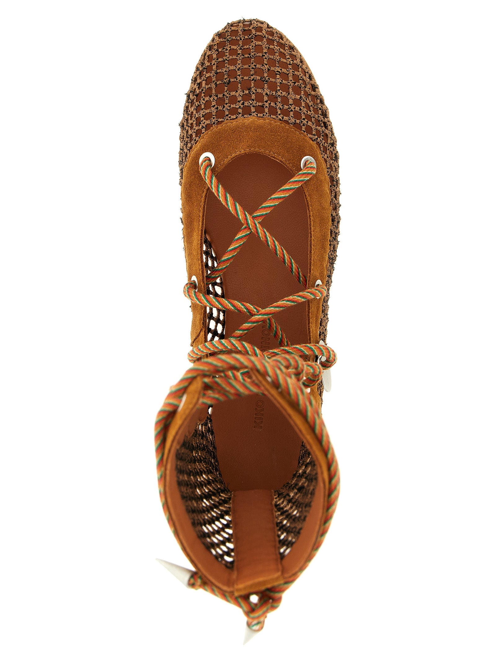 Kiko Kostadinov Braune Ankle Boots aus Polyester