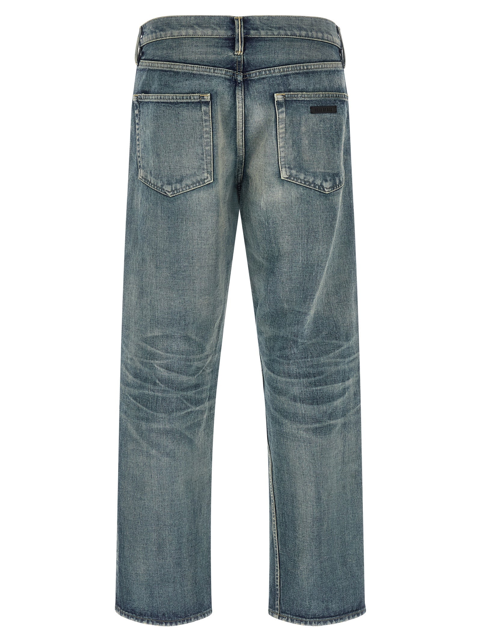 Fear Of God Blaue Jeans aus Baumwolle im geraden Schnitt