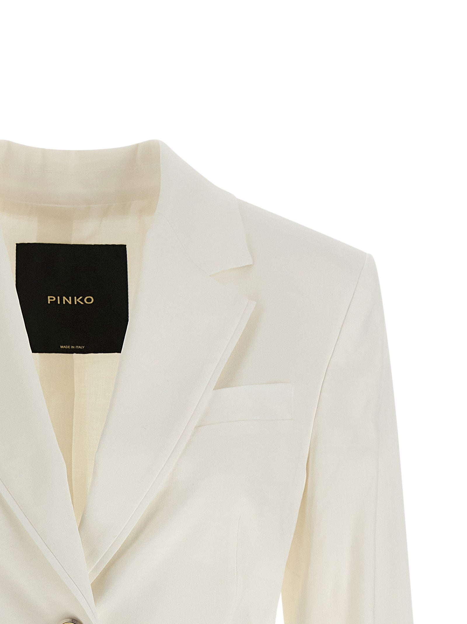 PINKO Weißer Leinenblazer