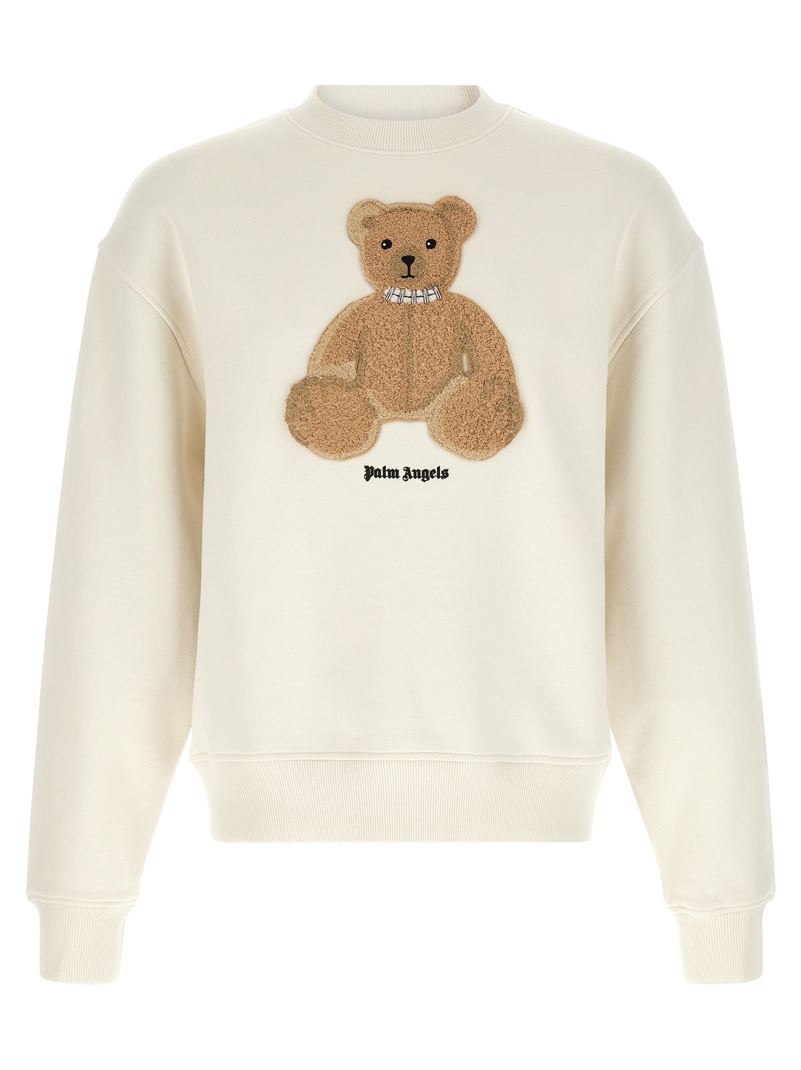 Palm Angels Weißes Baumwoll-Sweatshirt