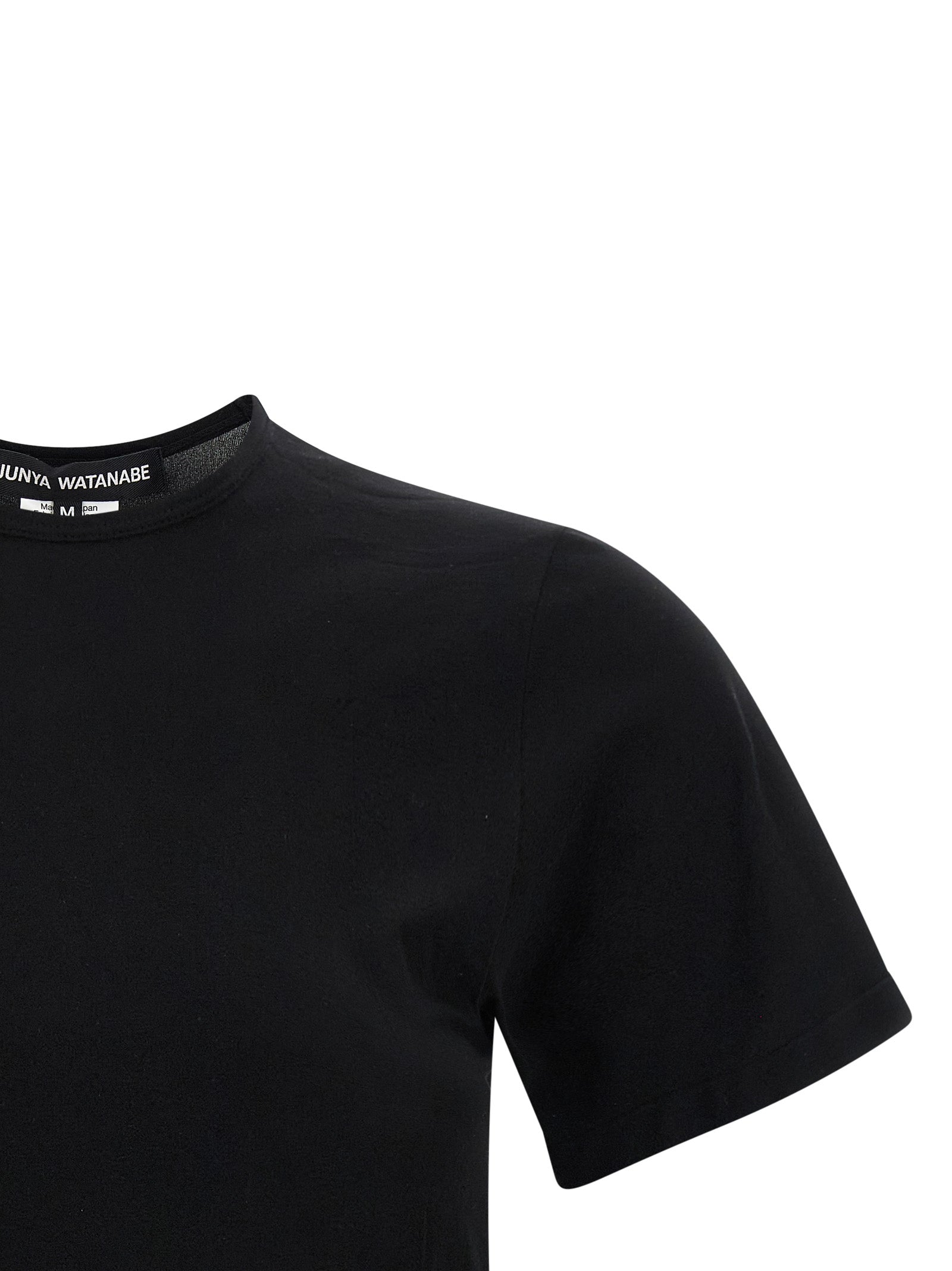 Junya Watanabe Schwarzes T-Shirt aus Nylon