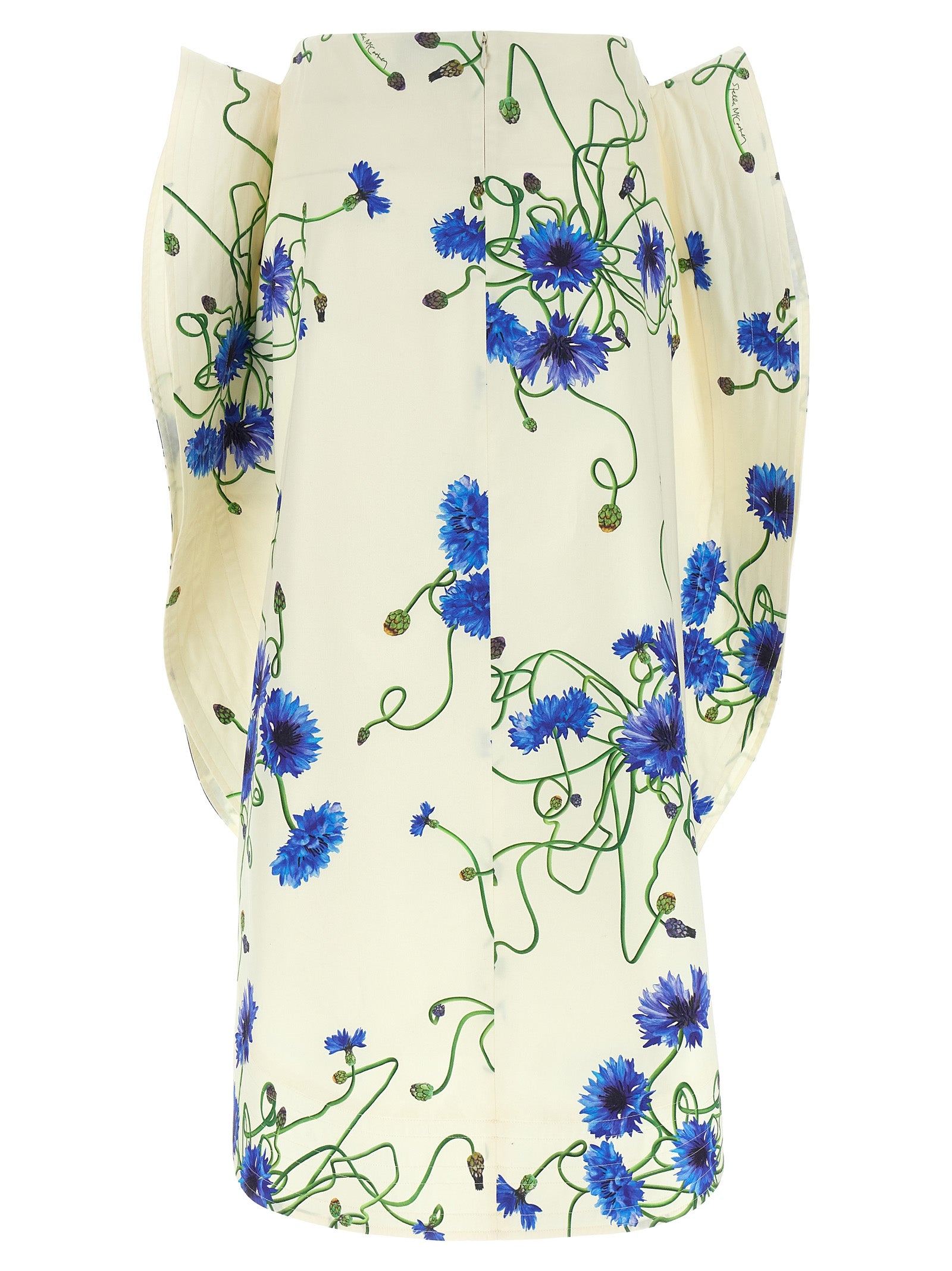 Stella McCartney Blaue Baumwoll-Minirock
