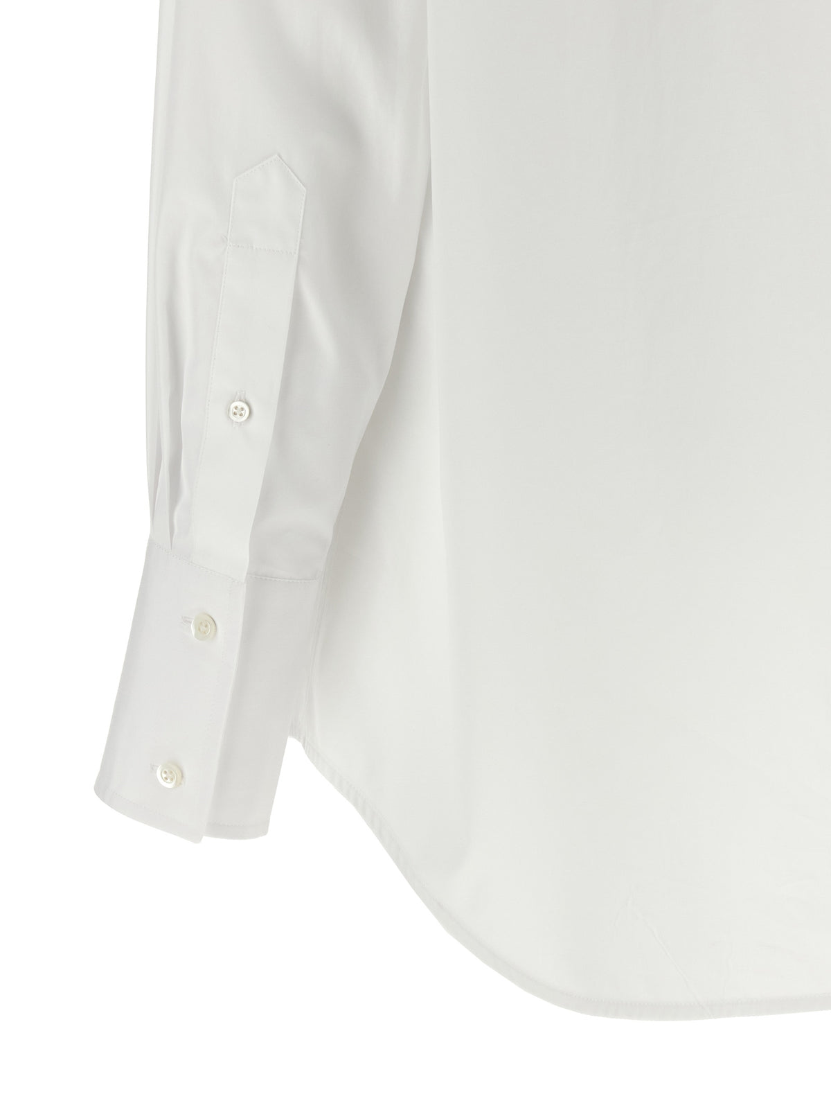 Maison Margiela Weiße Baumwollbluse