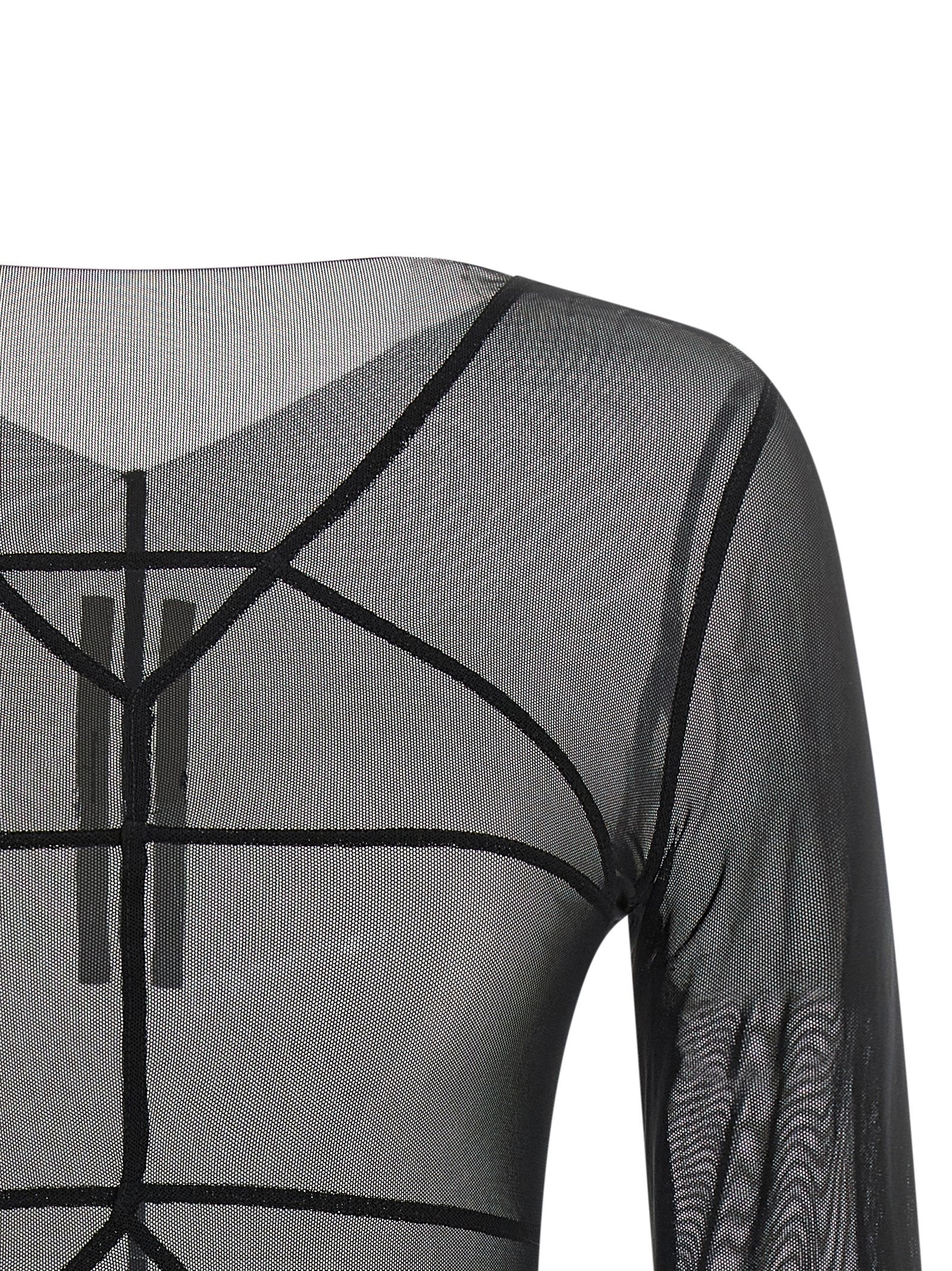 Rick Owens Schwarzer Nylon-Cardigan