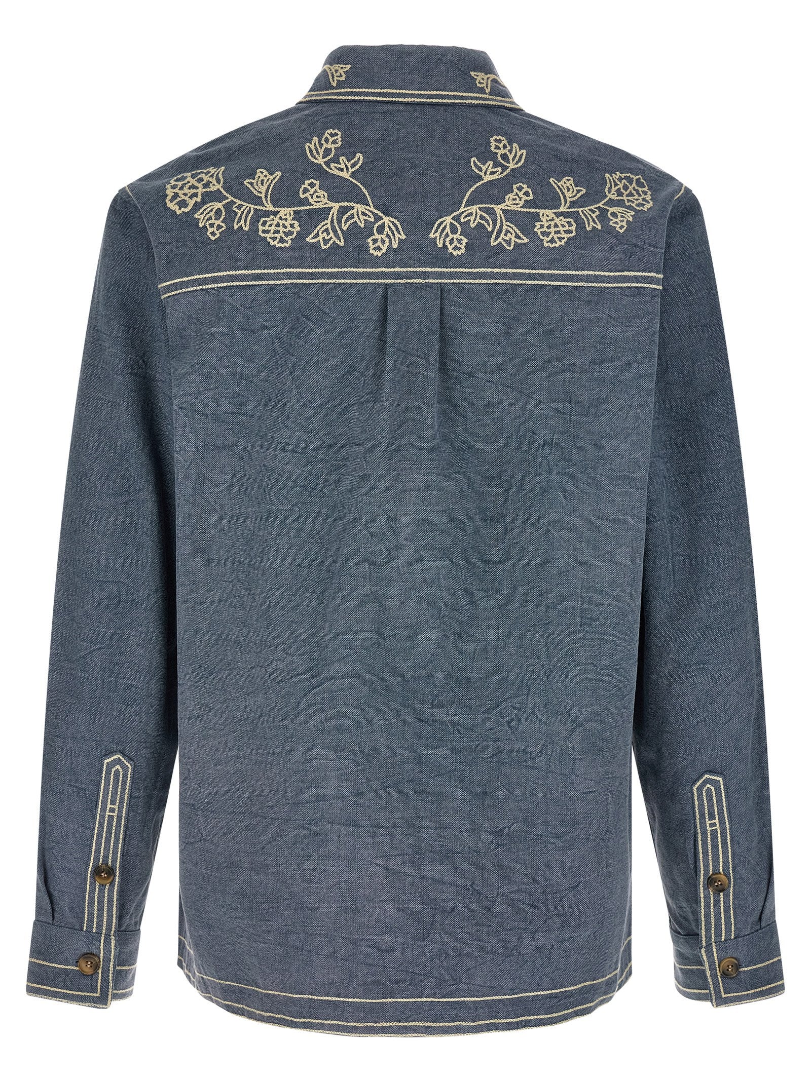 Isabel Marant Blaue Baumwollbluse