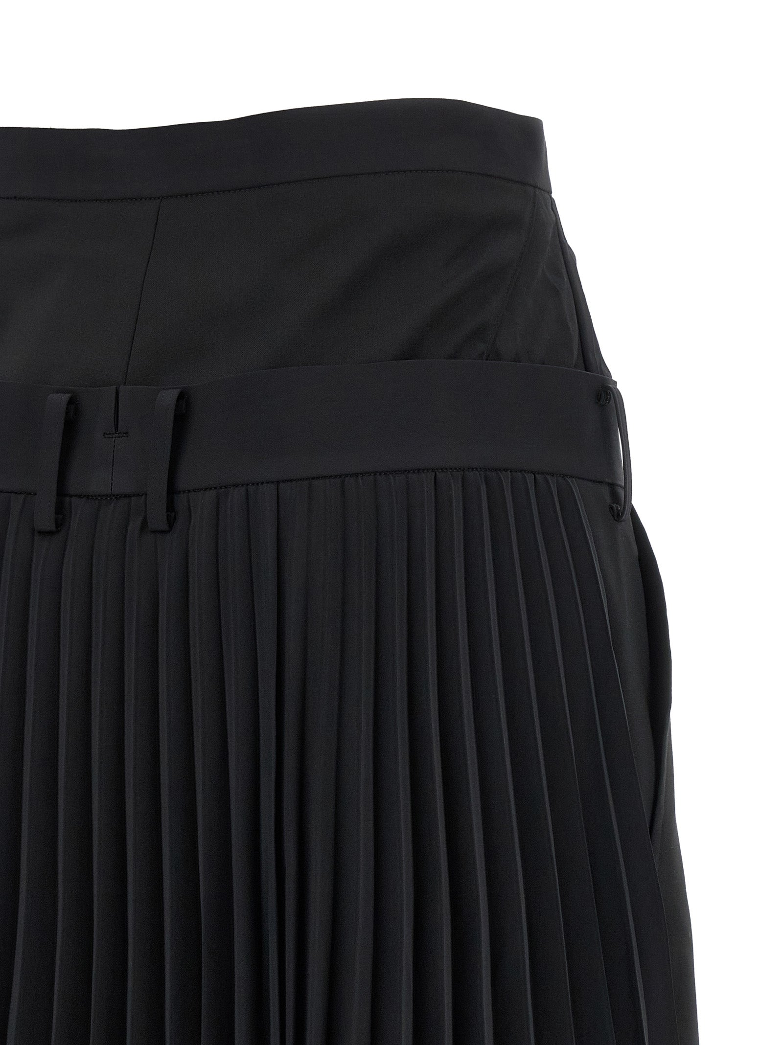 Junya Watanabe Schwarze Wollhose
