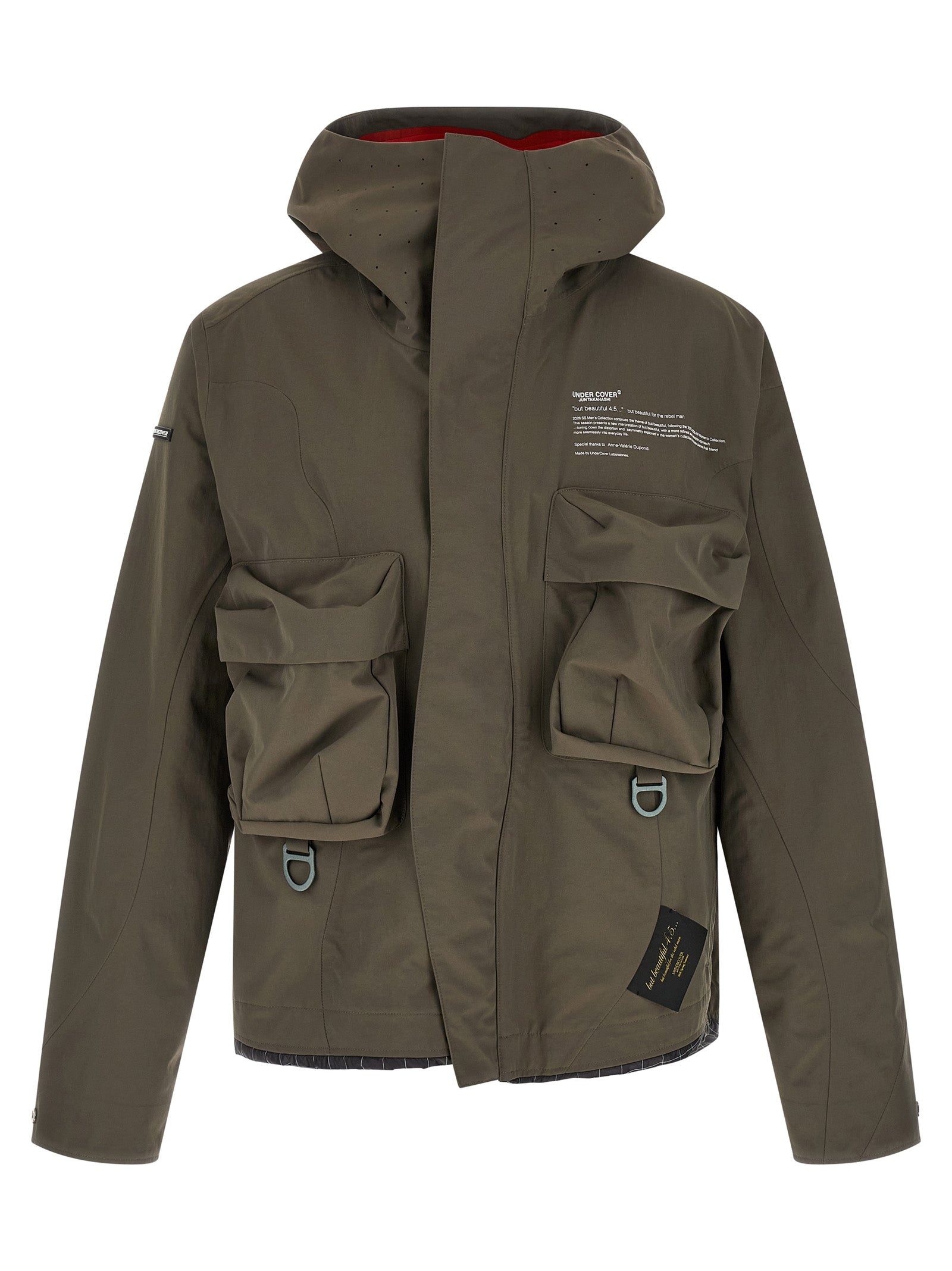 Undercover Grauer Nylon-Parka