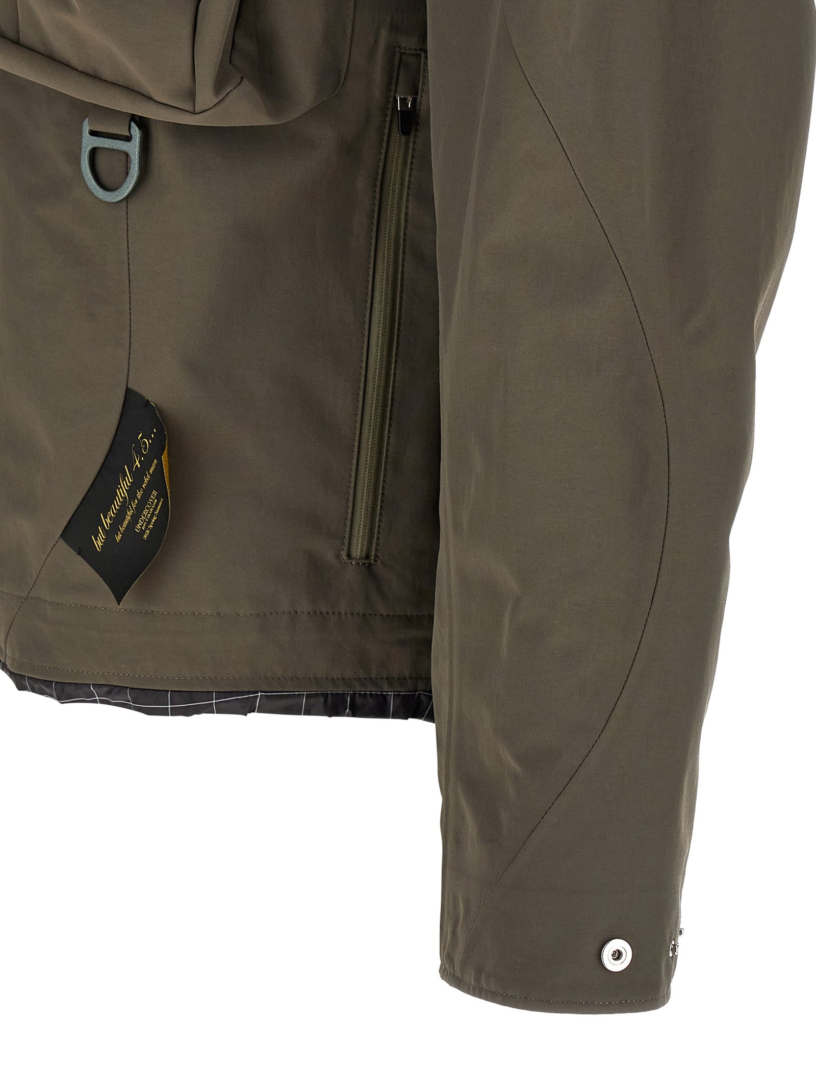 Undercover Grauer Nylon-Parka